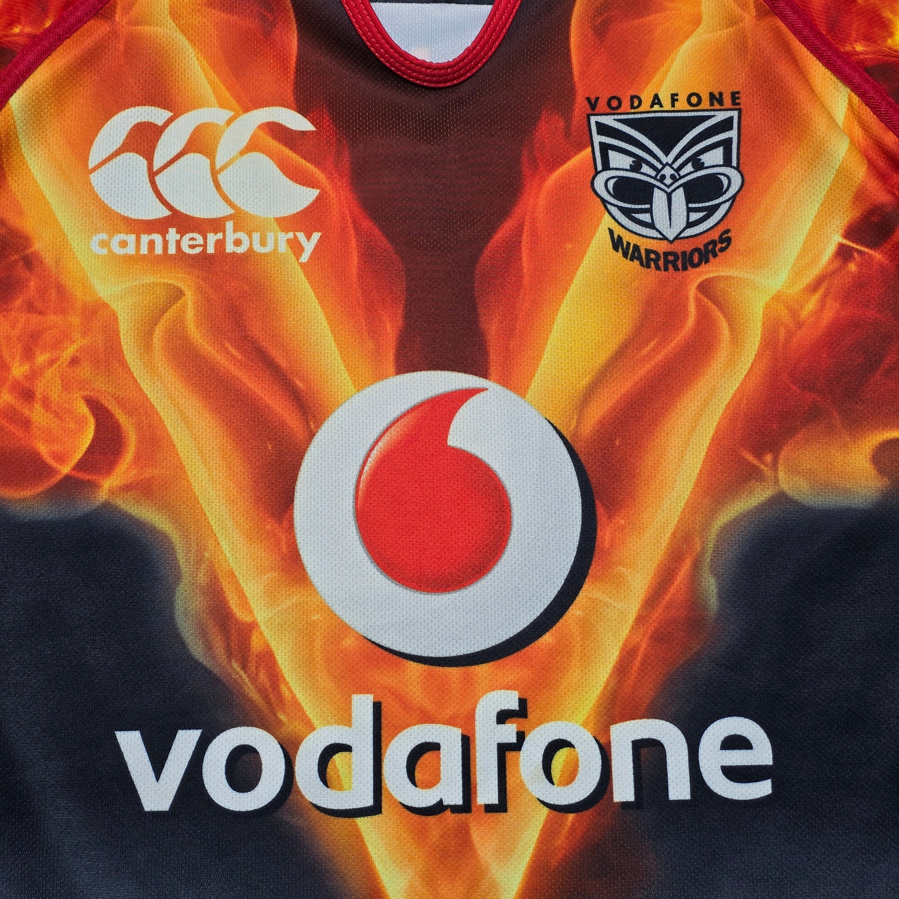 NZ Warriors 2013 Inferno Jersey - Large