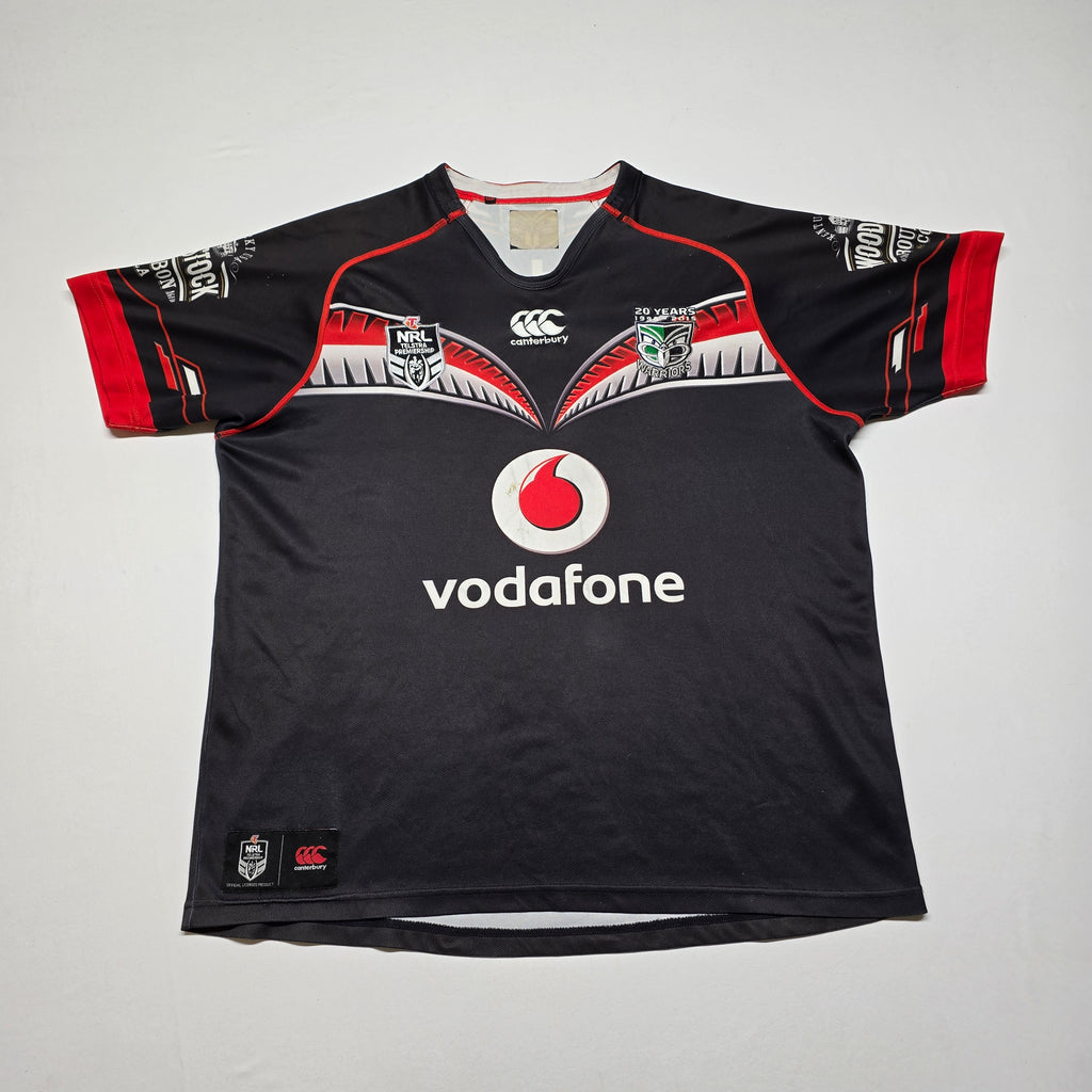 NZ Warriors 2015 Home Jersey - XL-2XL