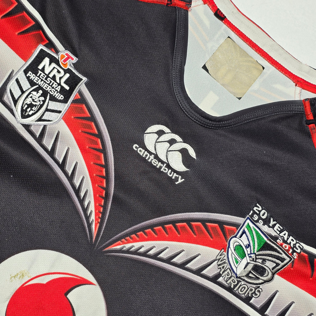 NZ Warriors 2015 Home Jersey - XL-2XL