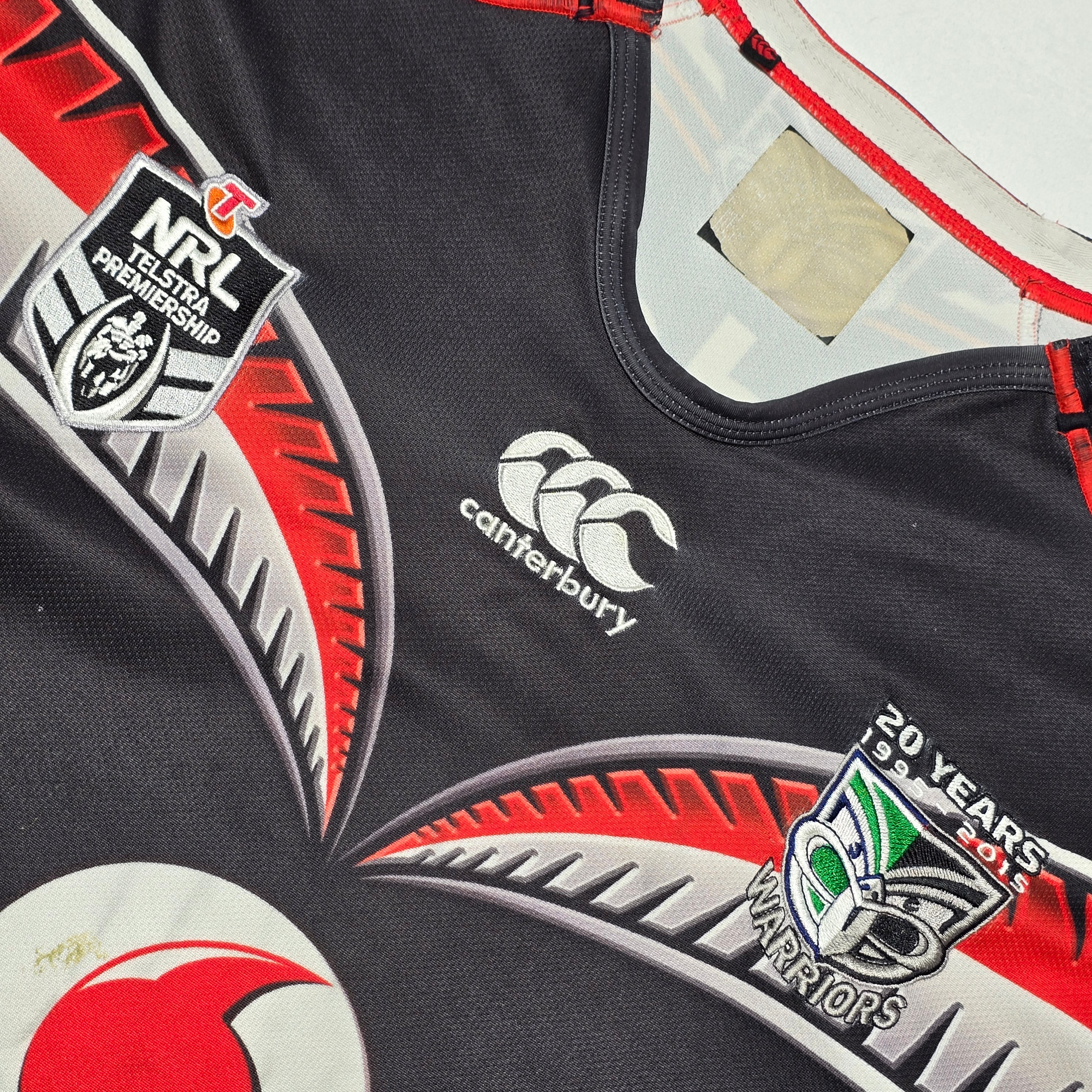 NZ Warriors 2015 Home Jersey - XL-2XL
