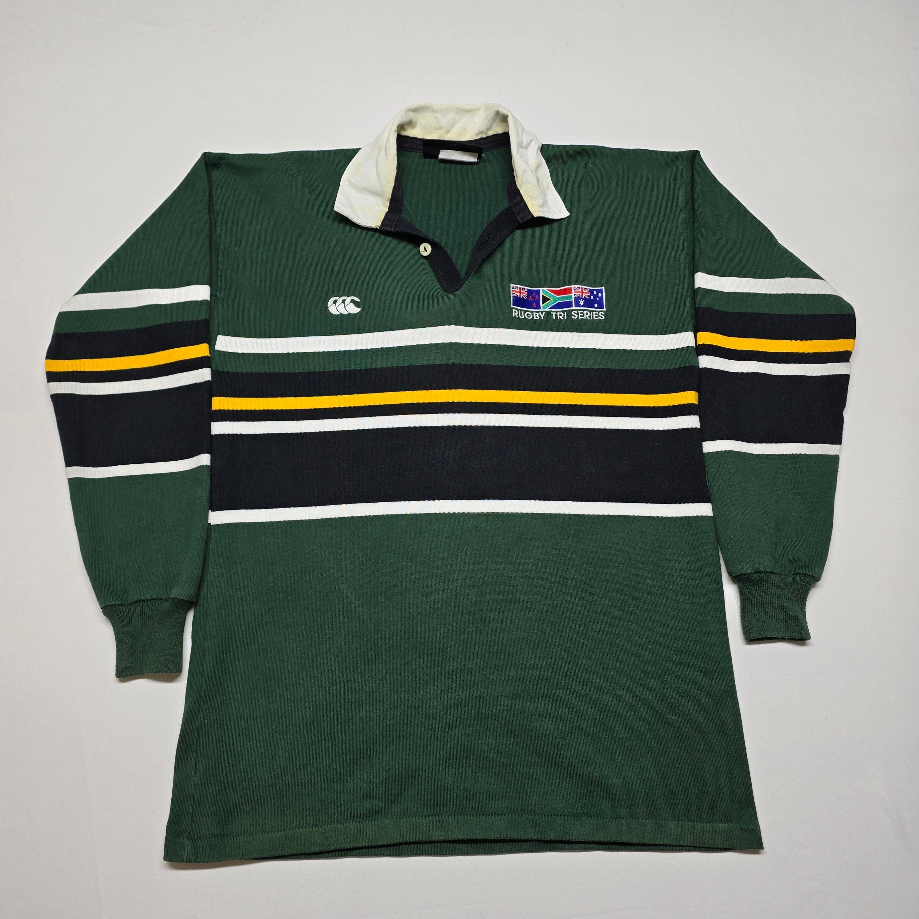 1990's Rugby Tri Series Single Stitch Jersey - Medium
