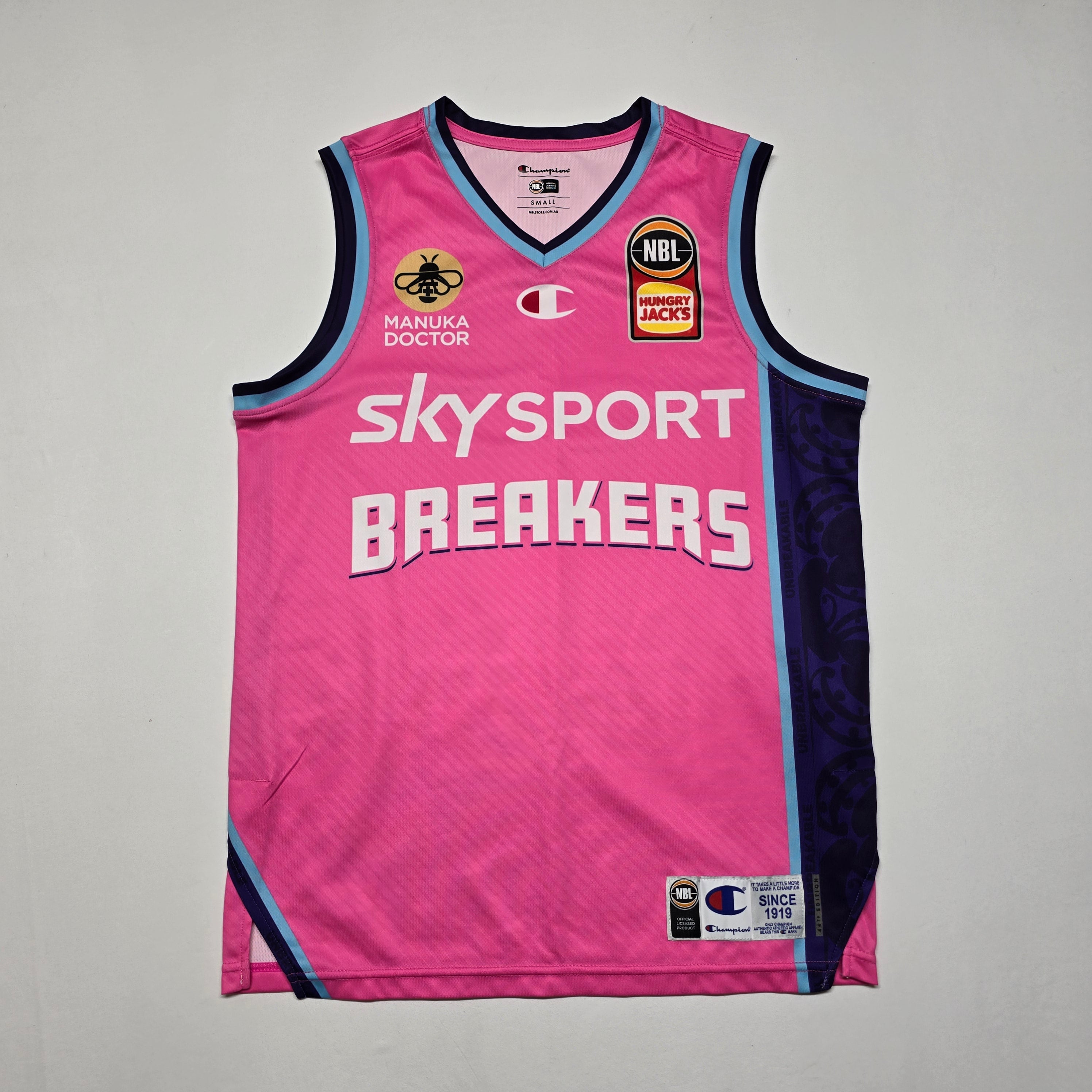 NZ Breakers #5 Yanni Wetzell 2021/22 Singlet - Small