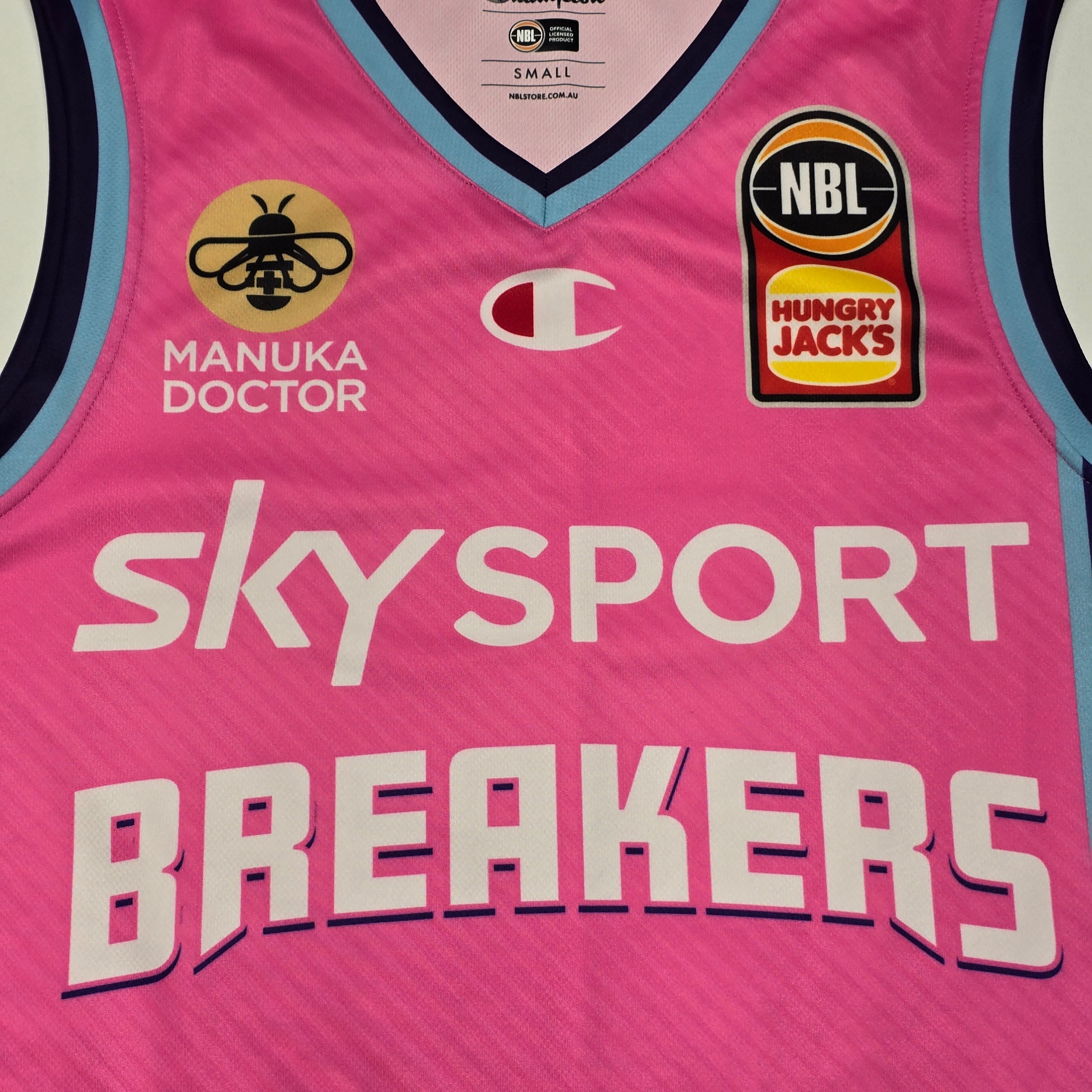 NZ Breakers #5 Yanni Wetzell 2021/22 Singlet - Small