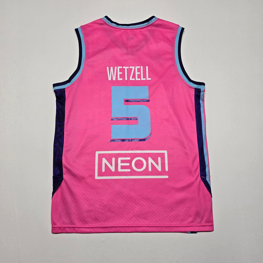 NZ Breakers #5 Yanni Wetzell 2021/22 Singlet - Small