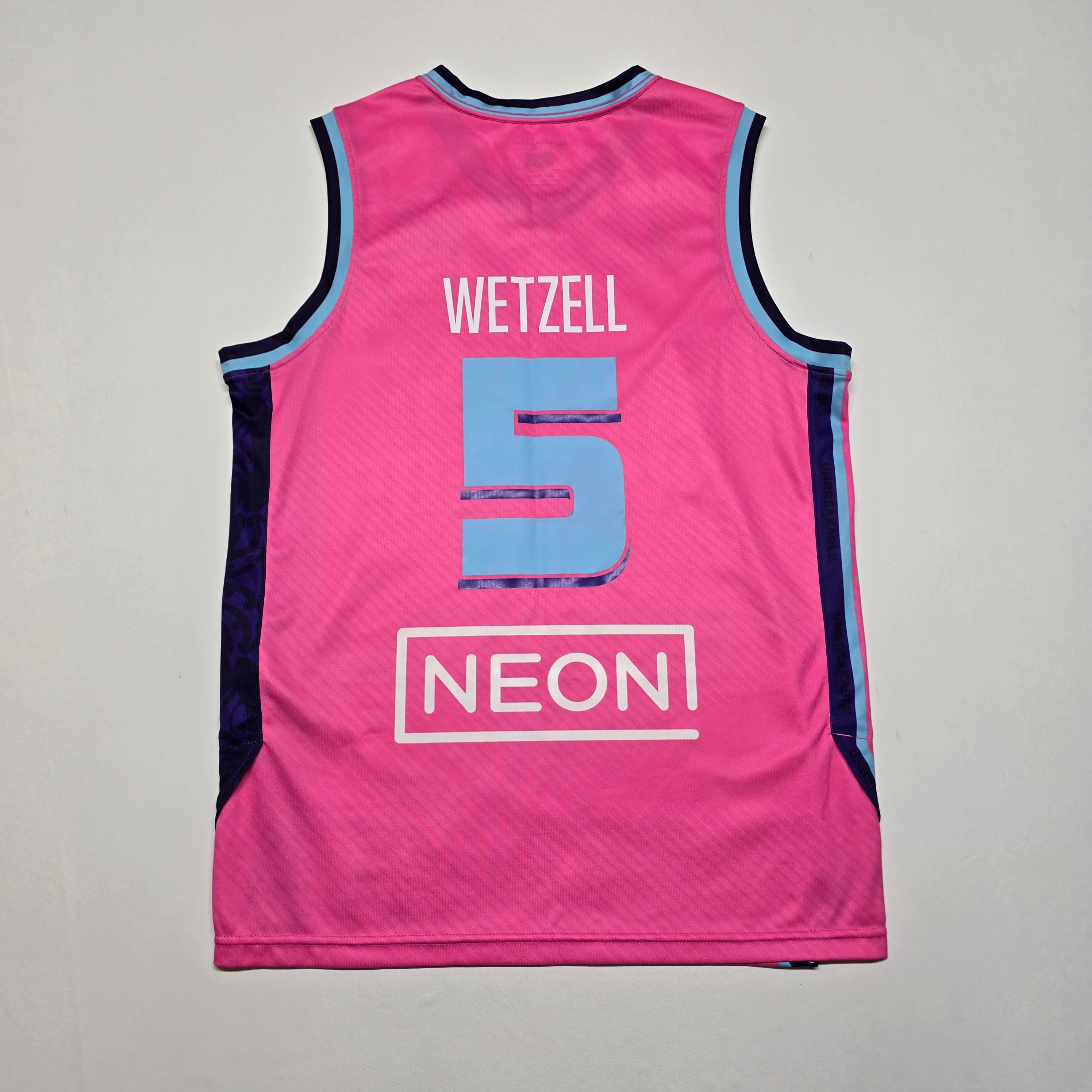 NZ Breakers #5 Yanni Wetzell 2021/22 Singlet - Small