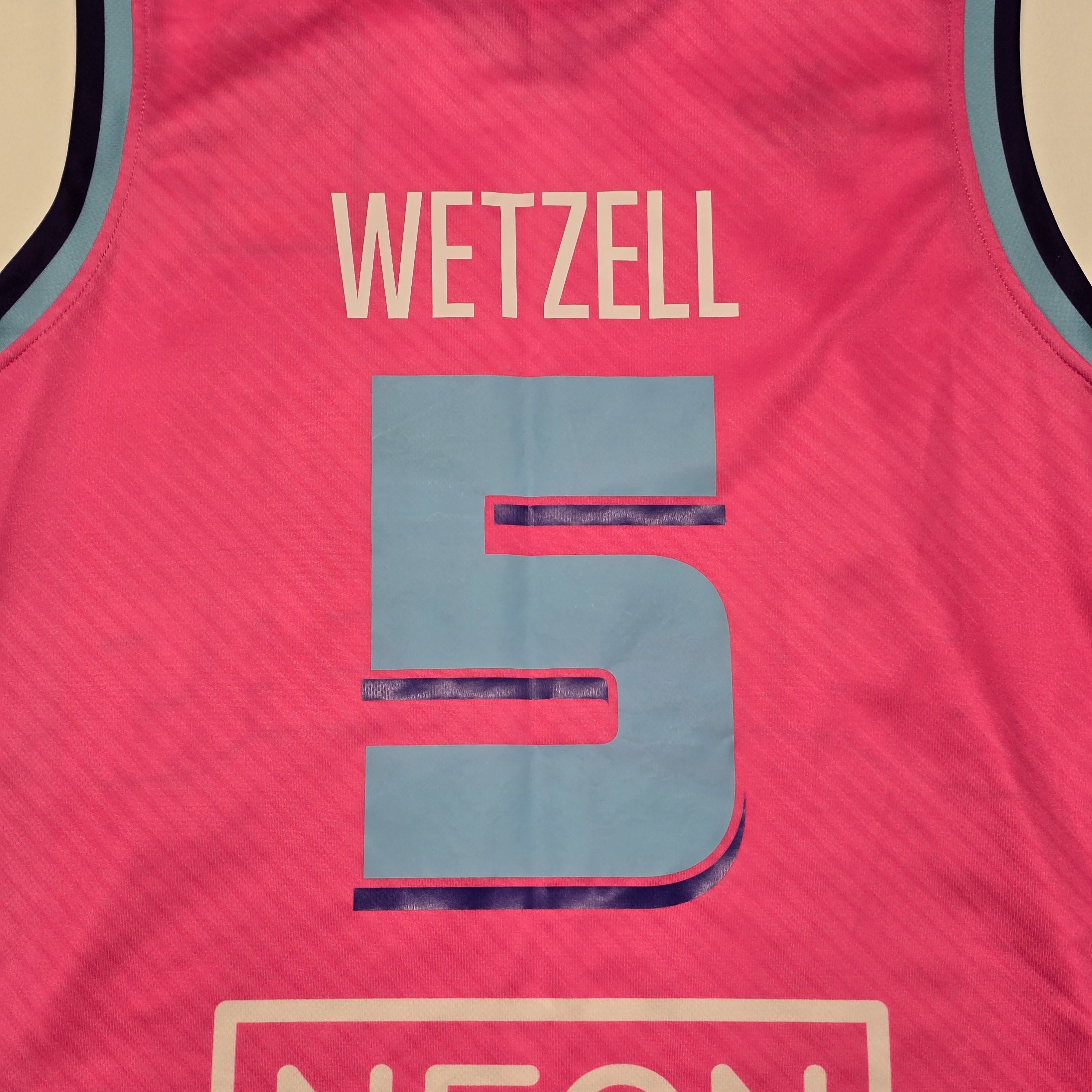 NZ Breakers #5 Yanni Wetzell 2021/22 Singlet - Small