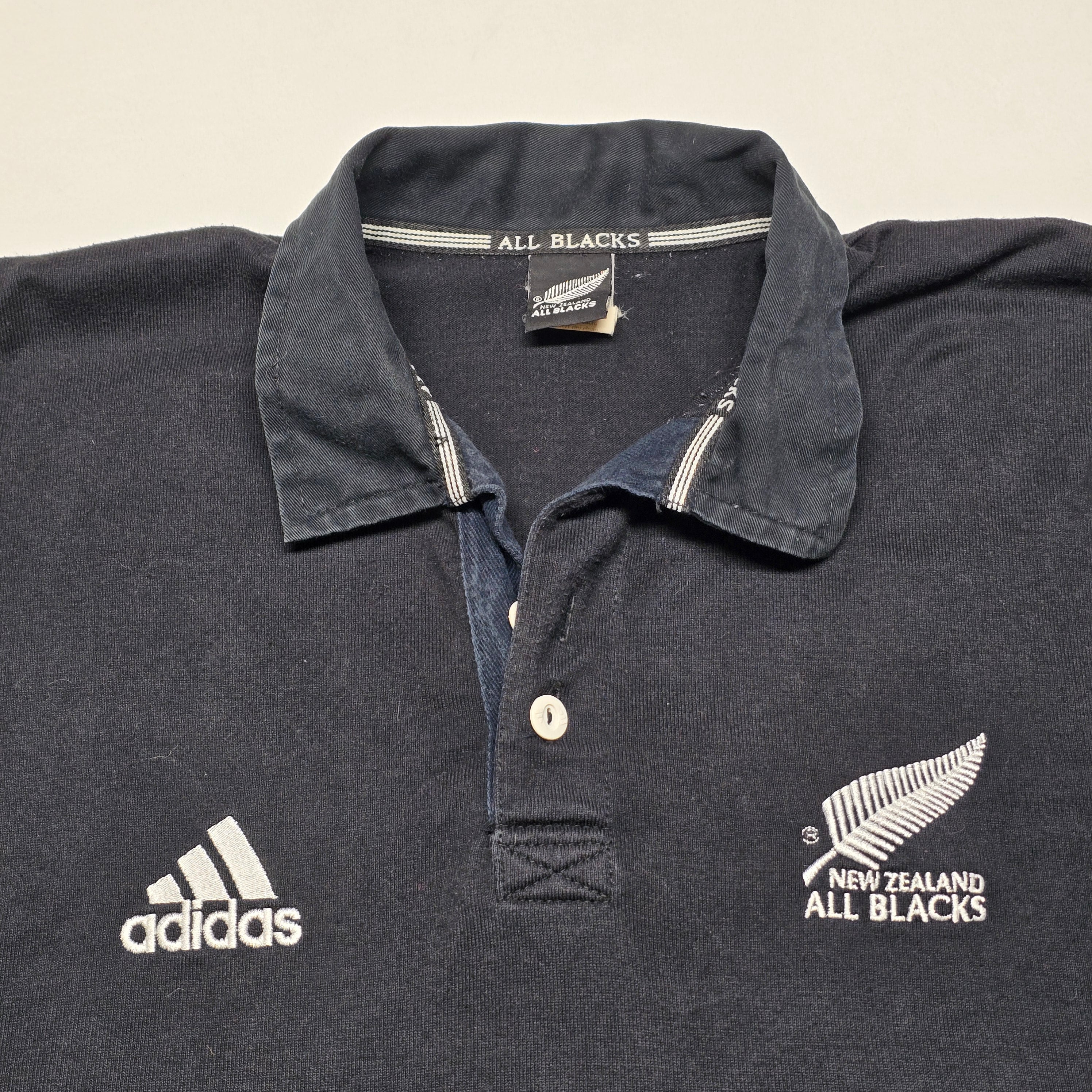 All Blacks 1999/2000 L/Sleeve Home Jersey - Large