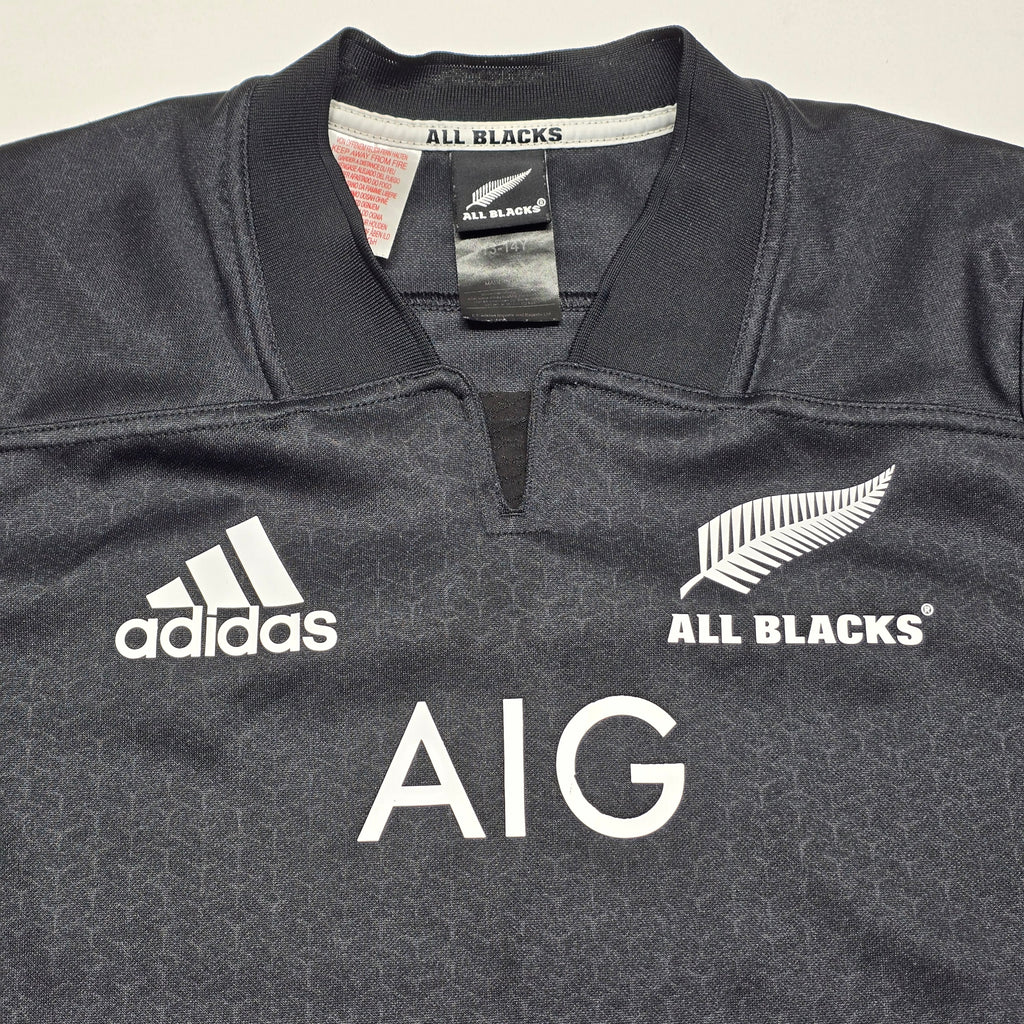All Blacks 2017/18 Home Jersey - 13/14YRS