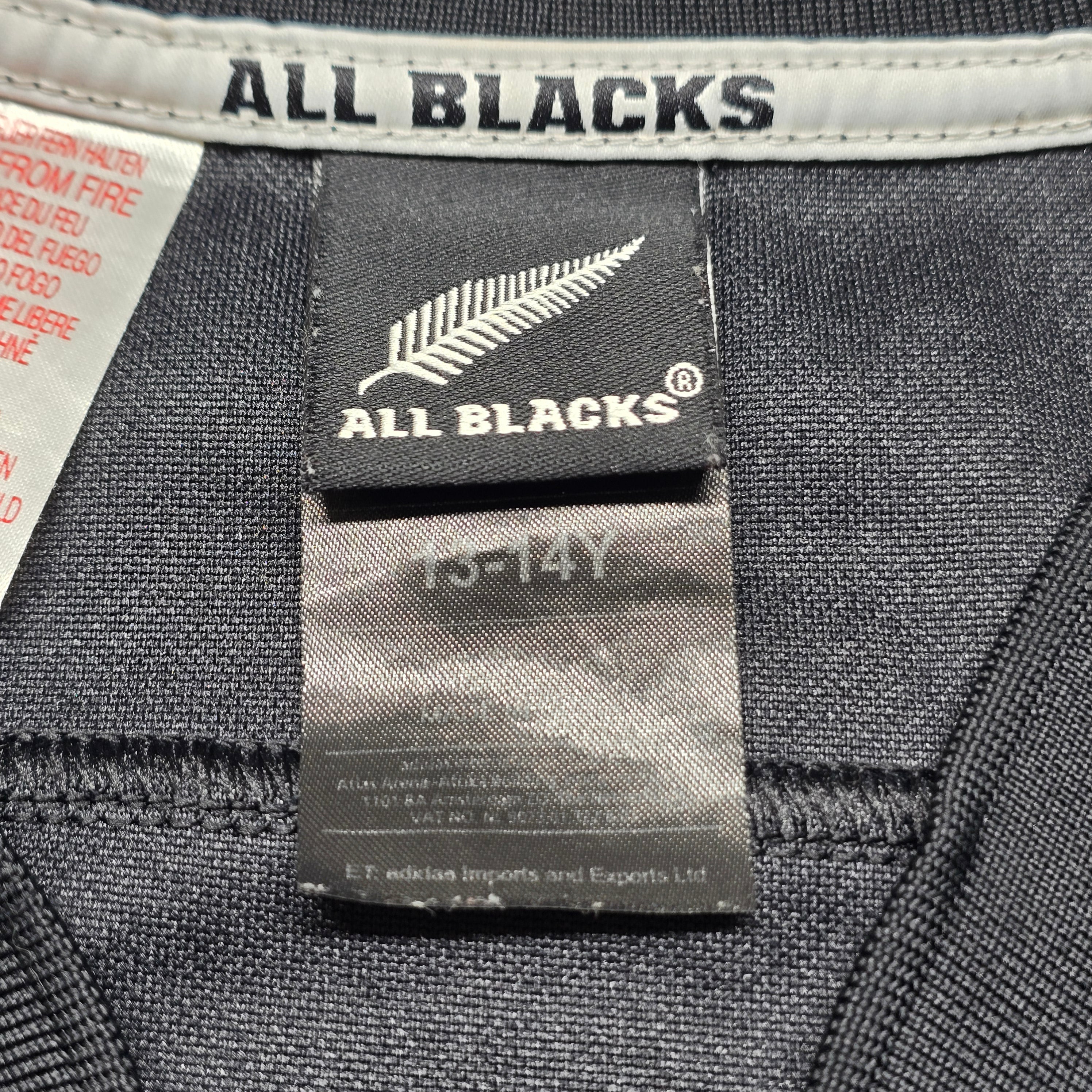 All Blacks 2017/18 Home Jersey - 13/14YRS