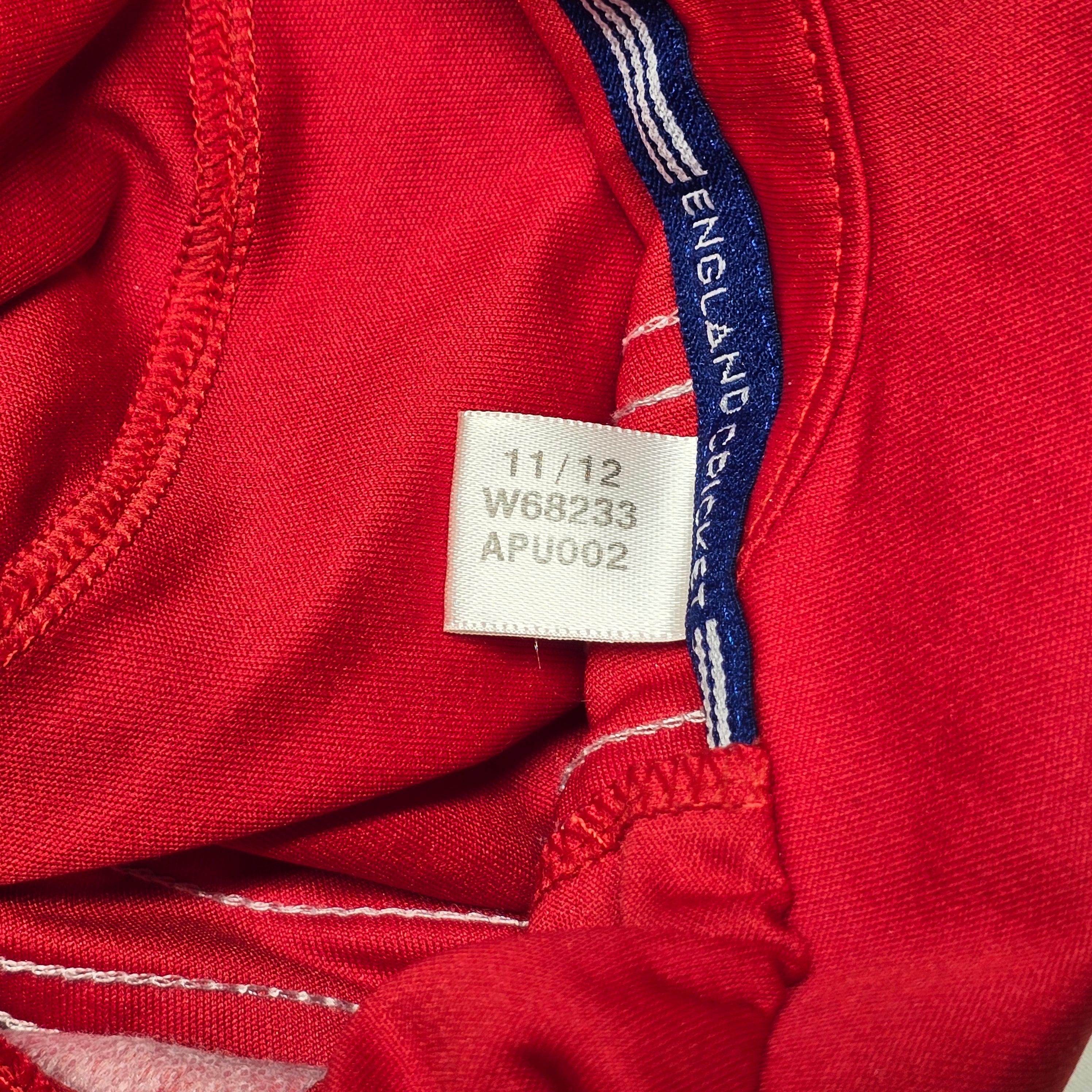 England Cricket 2012 Shirt - Womens Medium-Large