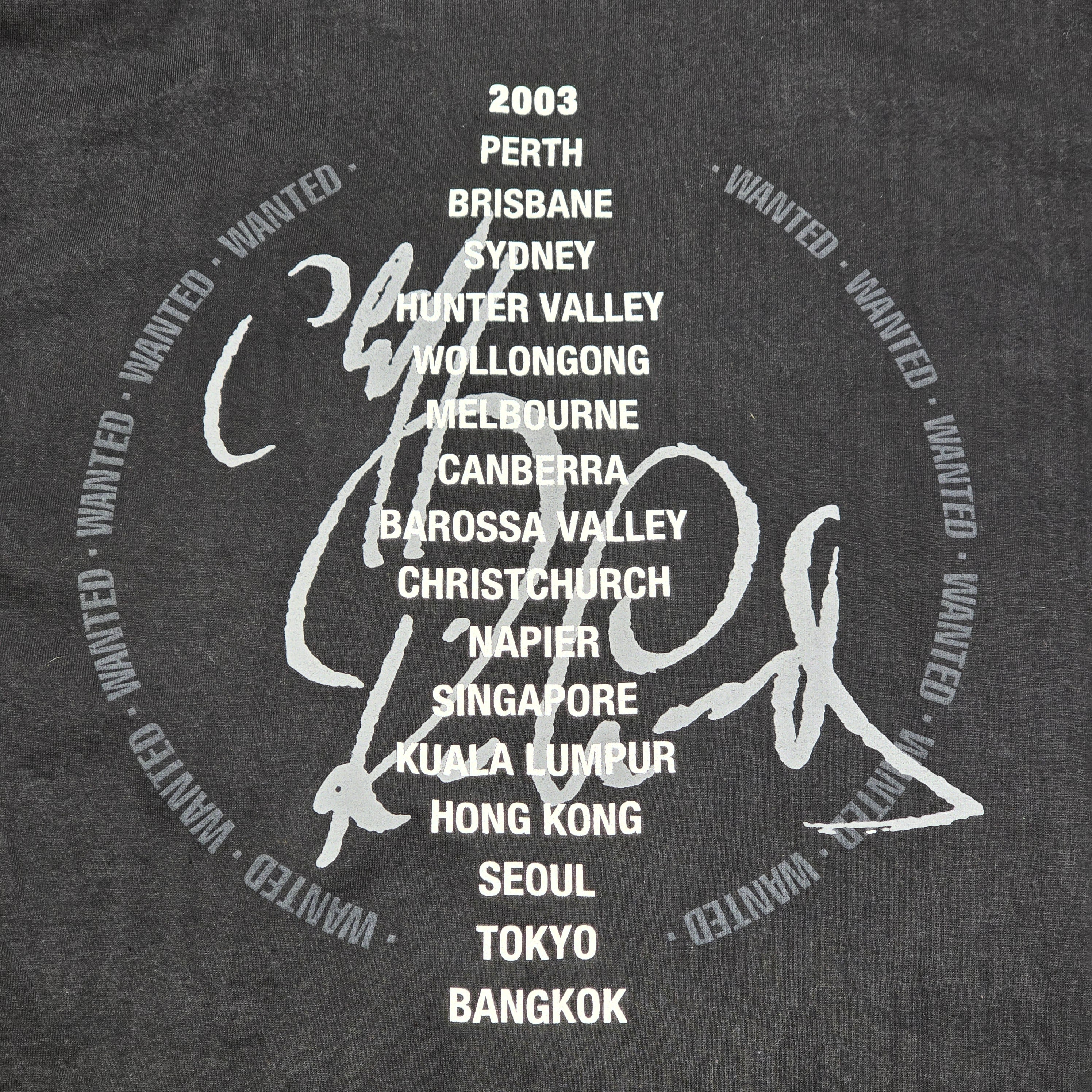 Cliff Richards 2003 Tour T-shirt - Large