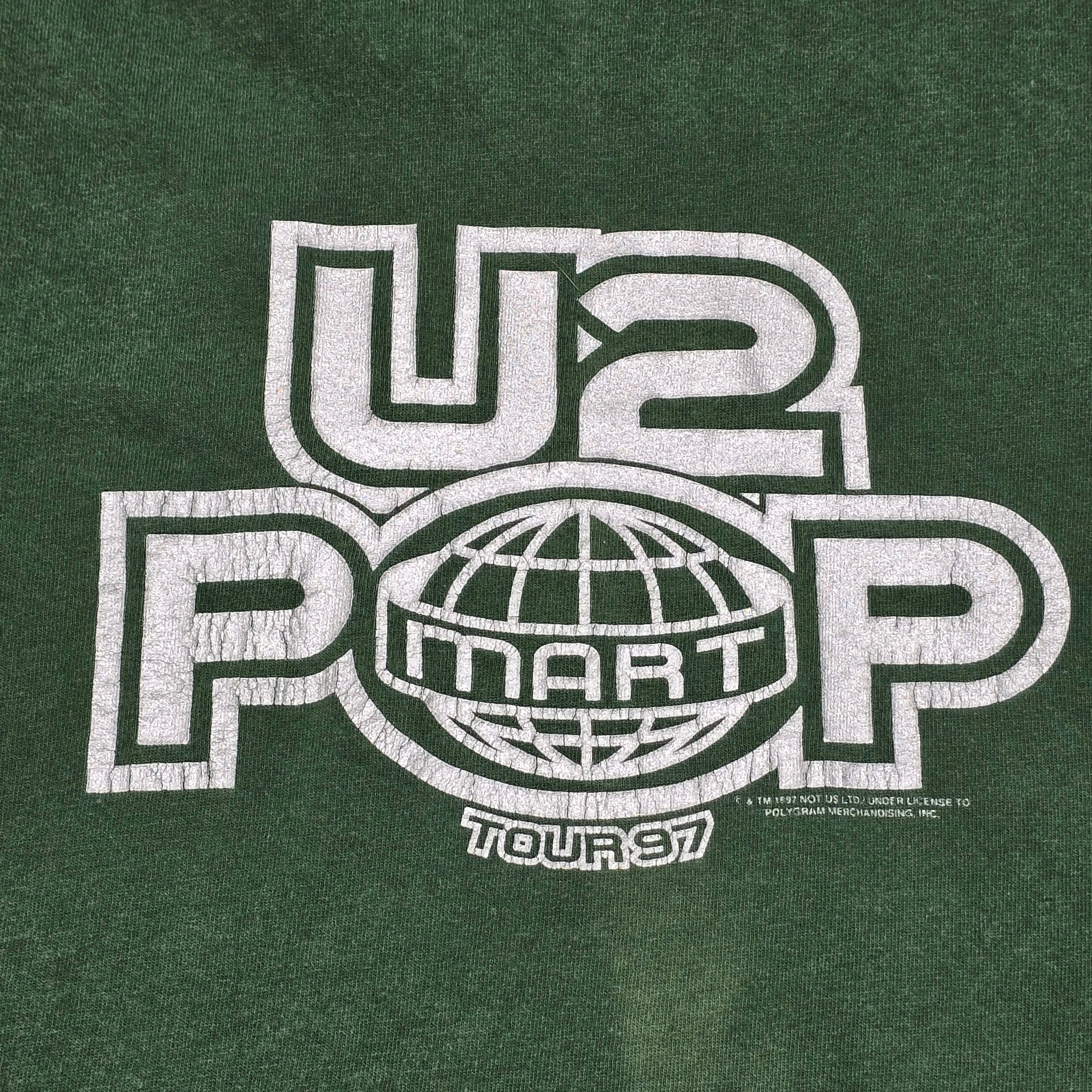 U2 POPMART 1997 Tour Single Stitch T-Shirt - XL