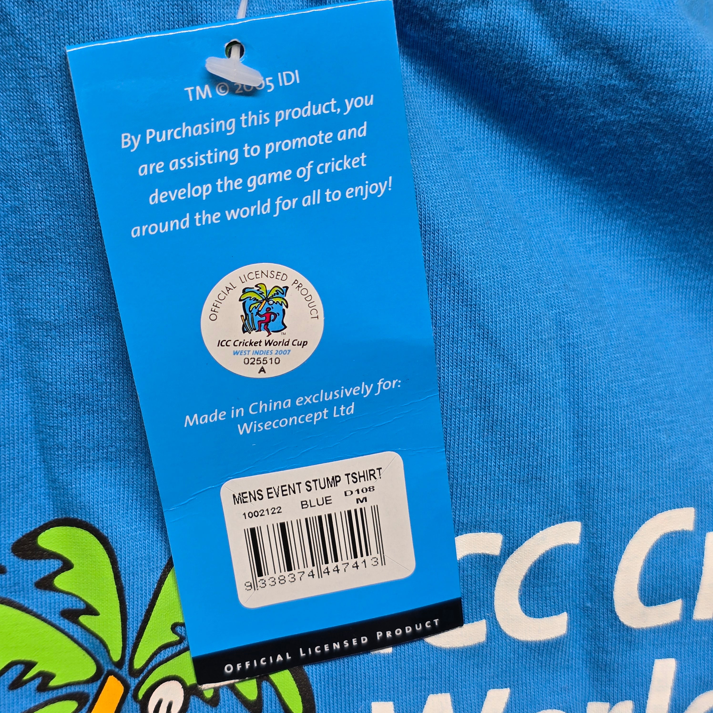 2007 ICC World Cup West Indies T-shirt (BNWT'S) - Medium