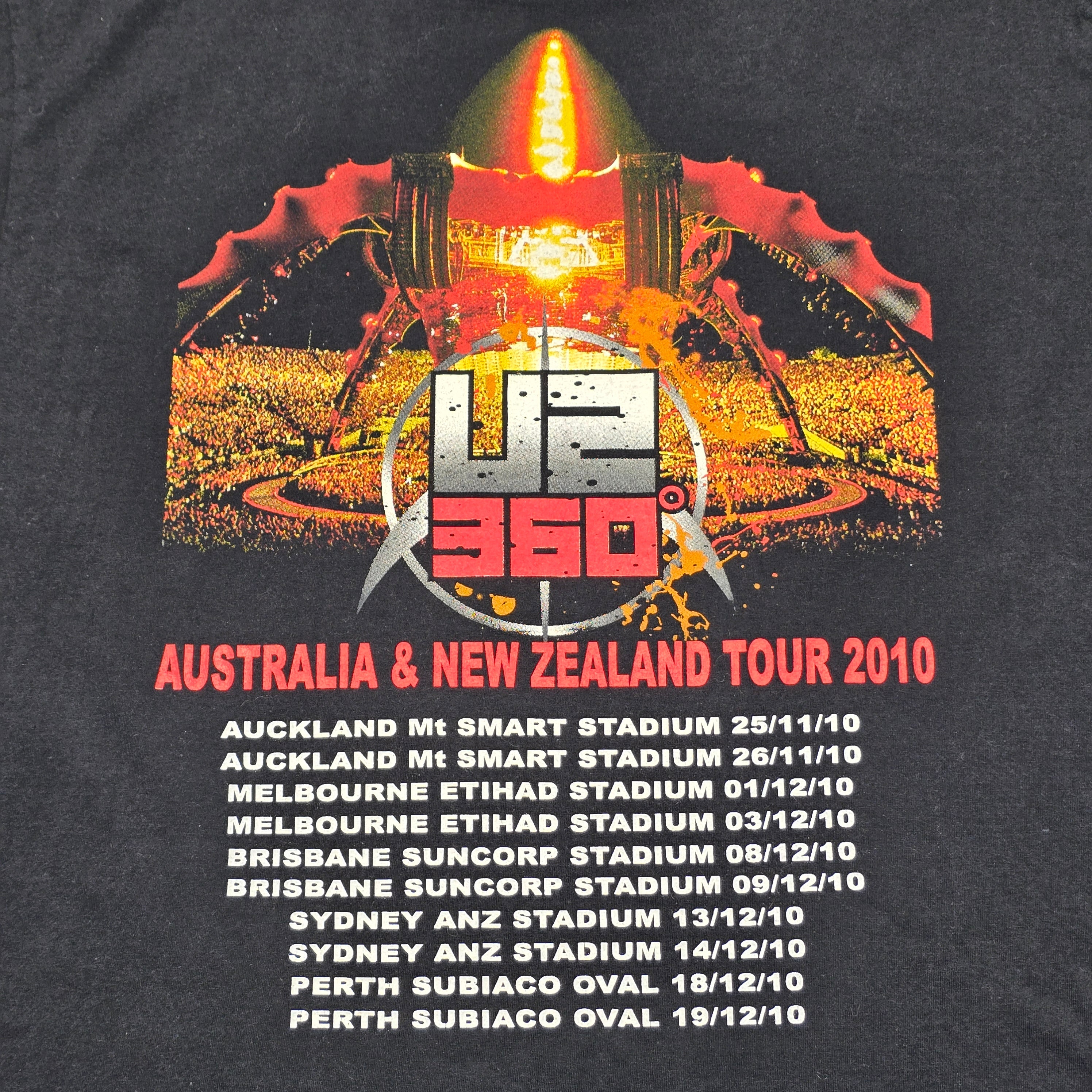 U2 2010 360° Tour T-shirt - Large