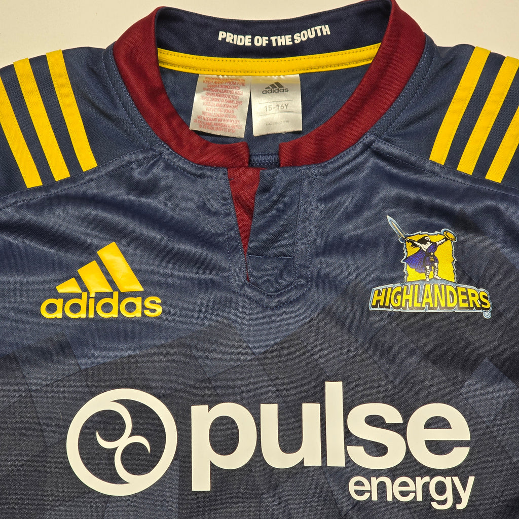 Highlanders 2016/17 Home Jersey - 15/16YRS