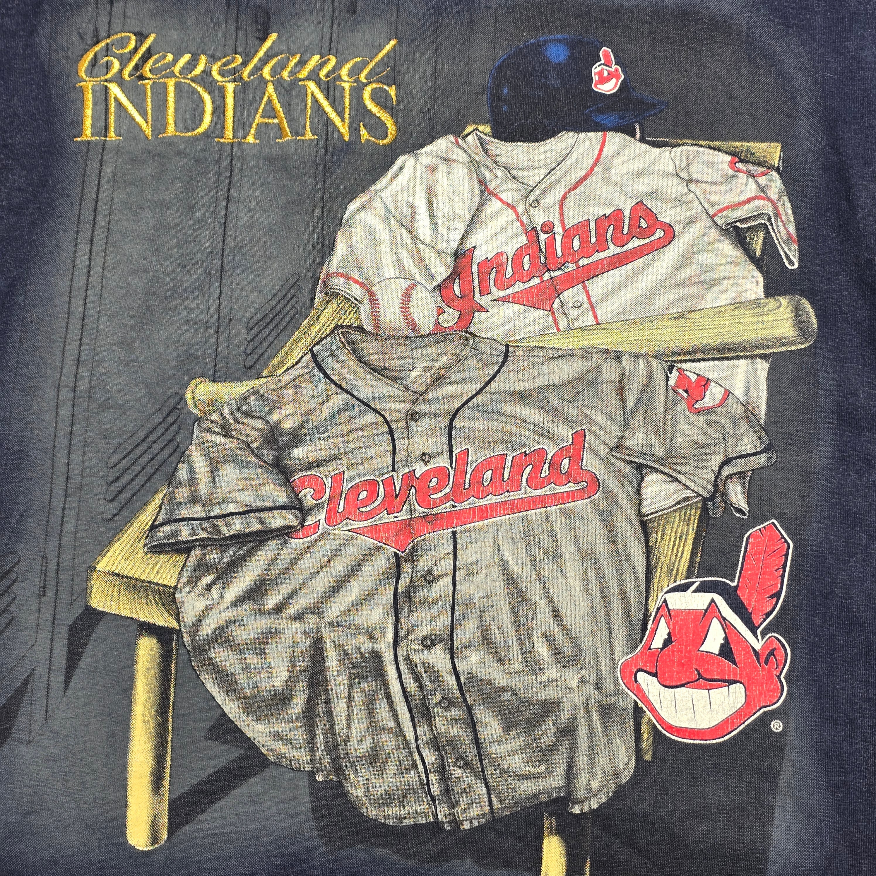 Vintage Cleveland Indians 1995 T-shirt - "Medium"(fits small/XS)