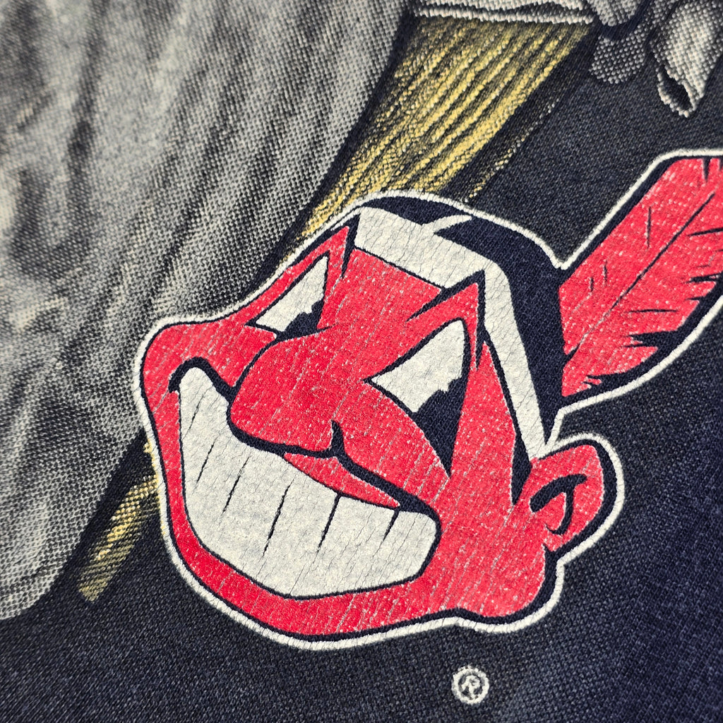 Vintage Cleveland Indians 1995 T-shirt - "Medium"(fits small/XS)