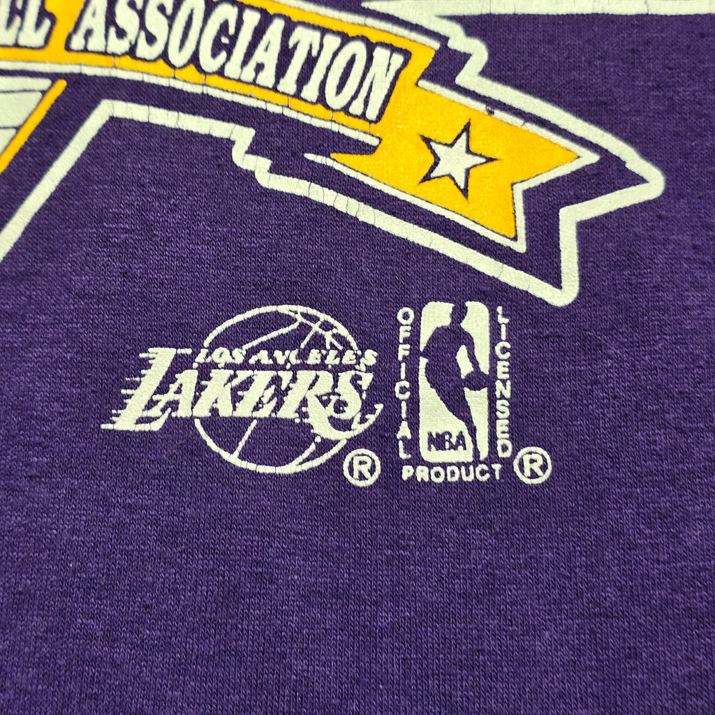 Vintage LA Lakers Single Stitch T-shirt - Medium/Large