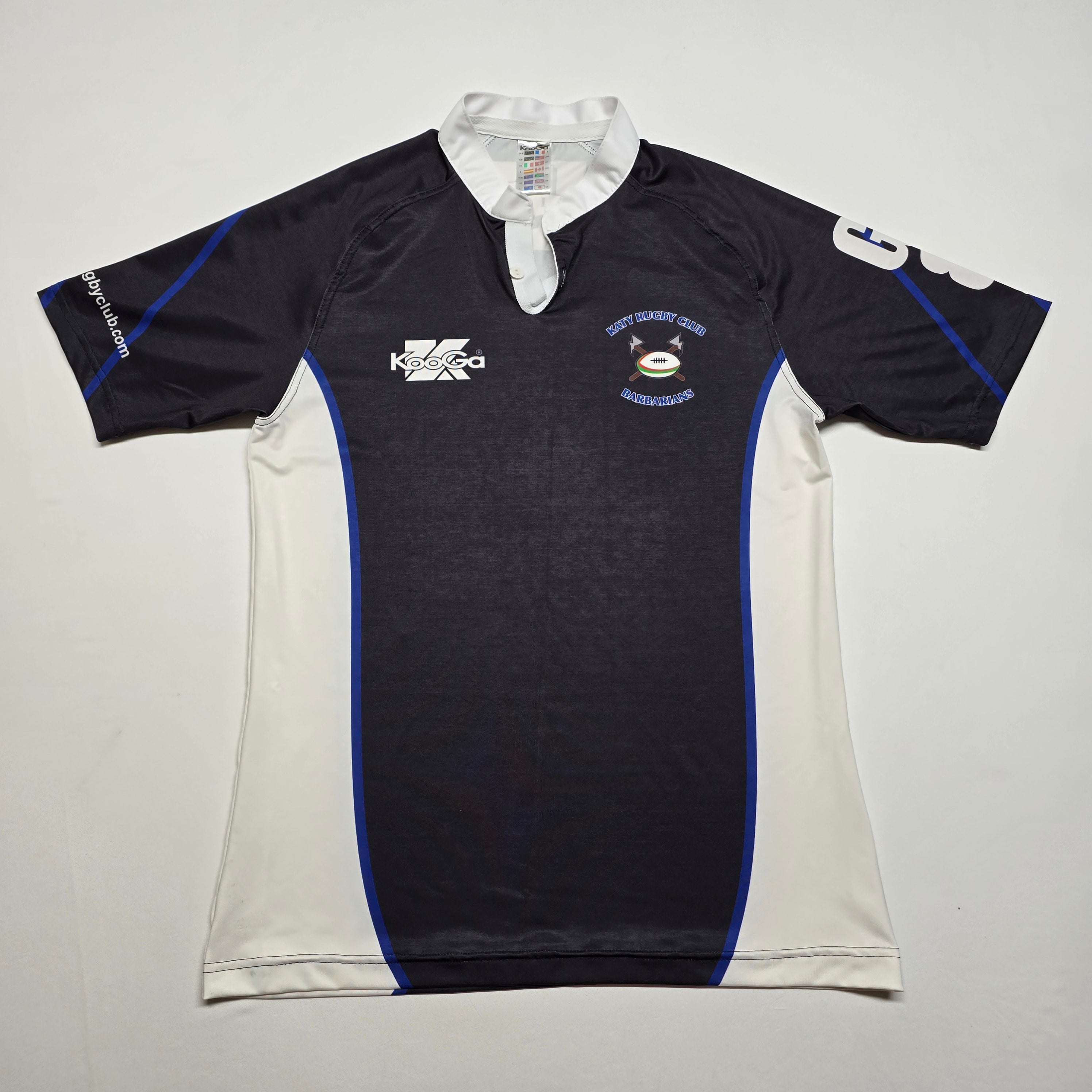 Katy RFC Barbarians #12 Jersey - "XL" (Fits smaller)