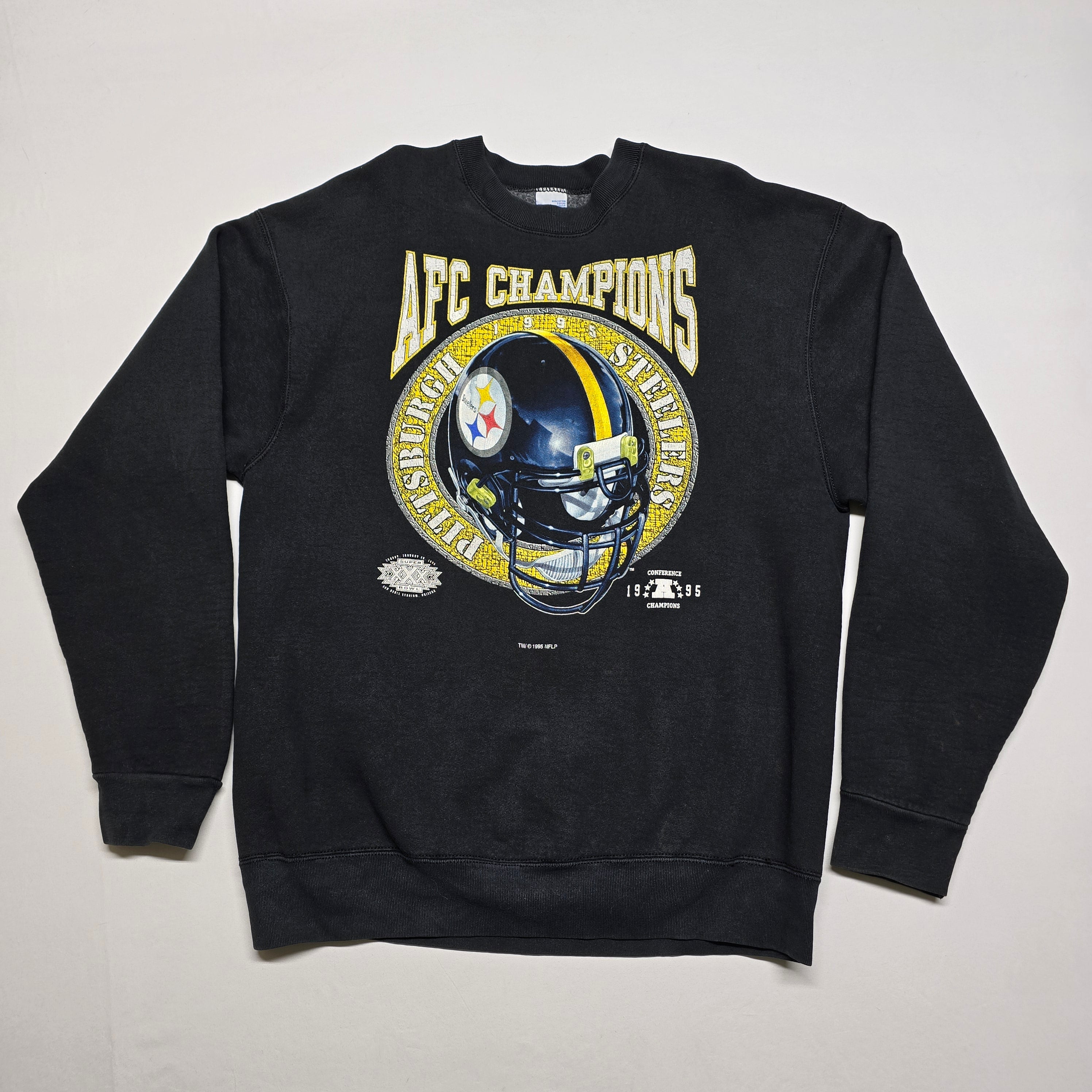 Vintage 1995 Steelers AFC Champions Crewneck - "XL"