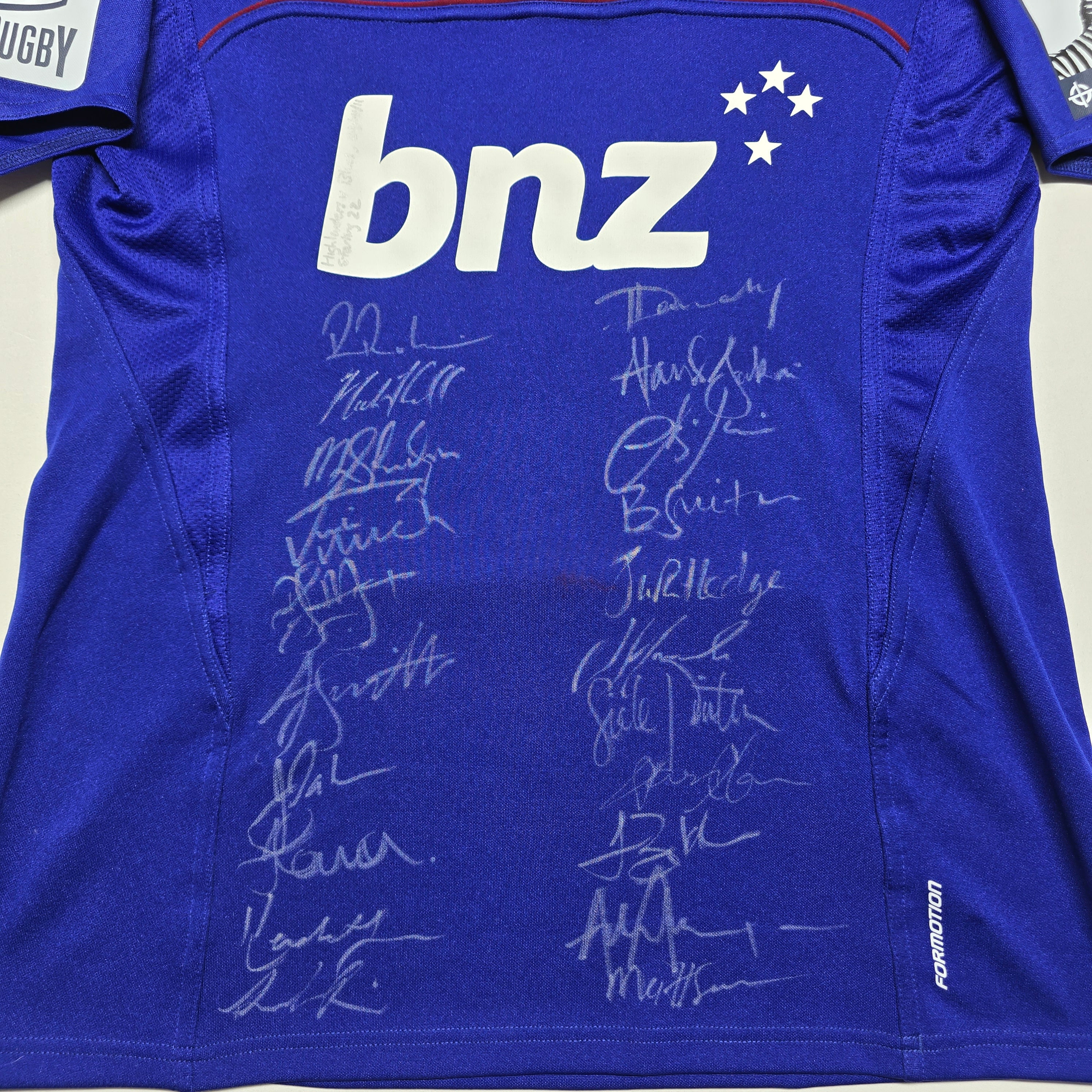 Highlanders 2011 Home Jersey (Player Issued/Signed) - "58"/Large