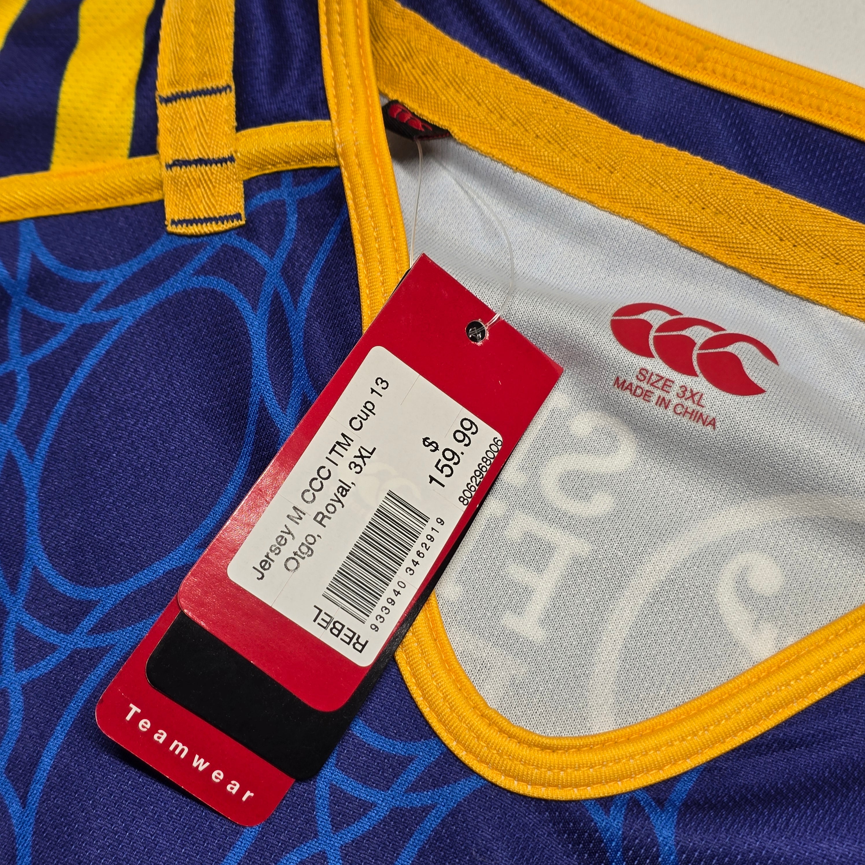 Otago 2013 Home Jersey (BNWT'S) - 3XL