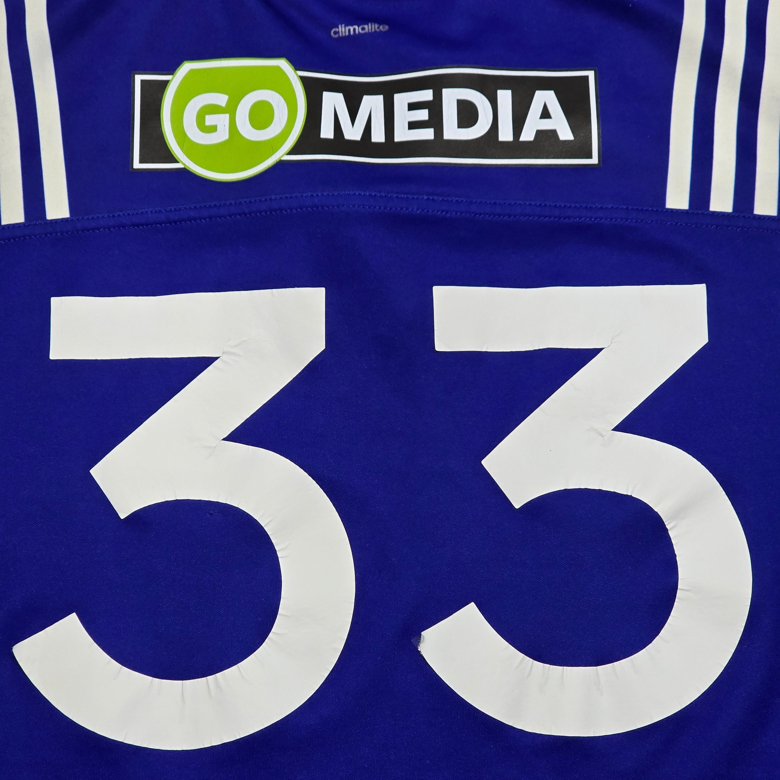 Blues 2016 #33 Jersey (Player Issued) - 2XL