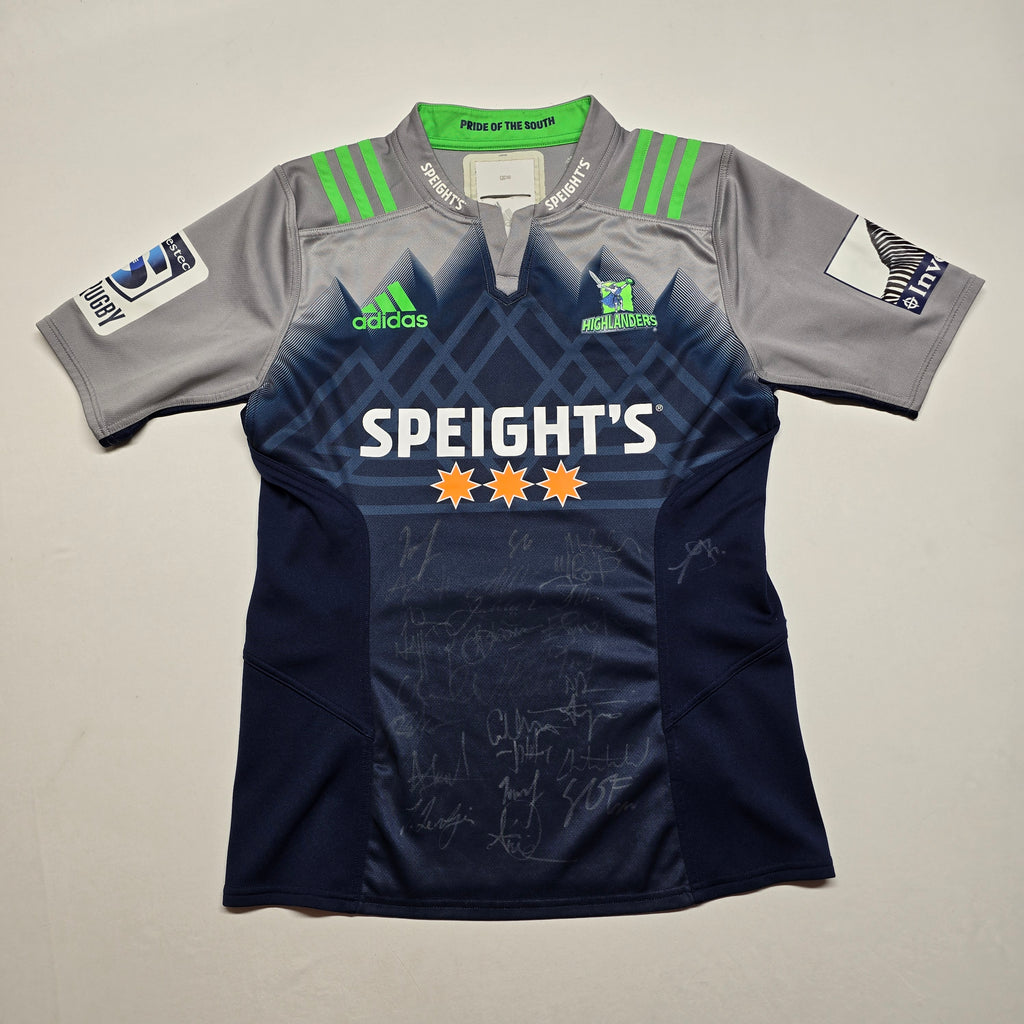 Highlanders 2016/17 Training Jersey (Player Issued/Signed) - D10/Medium-Large