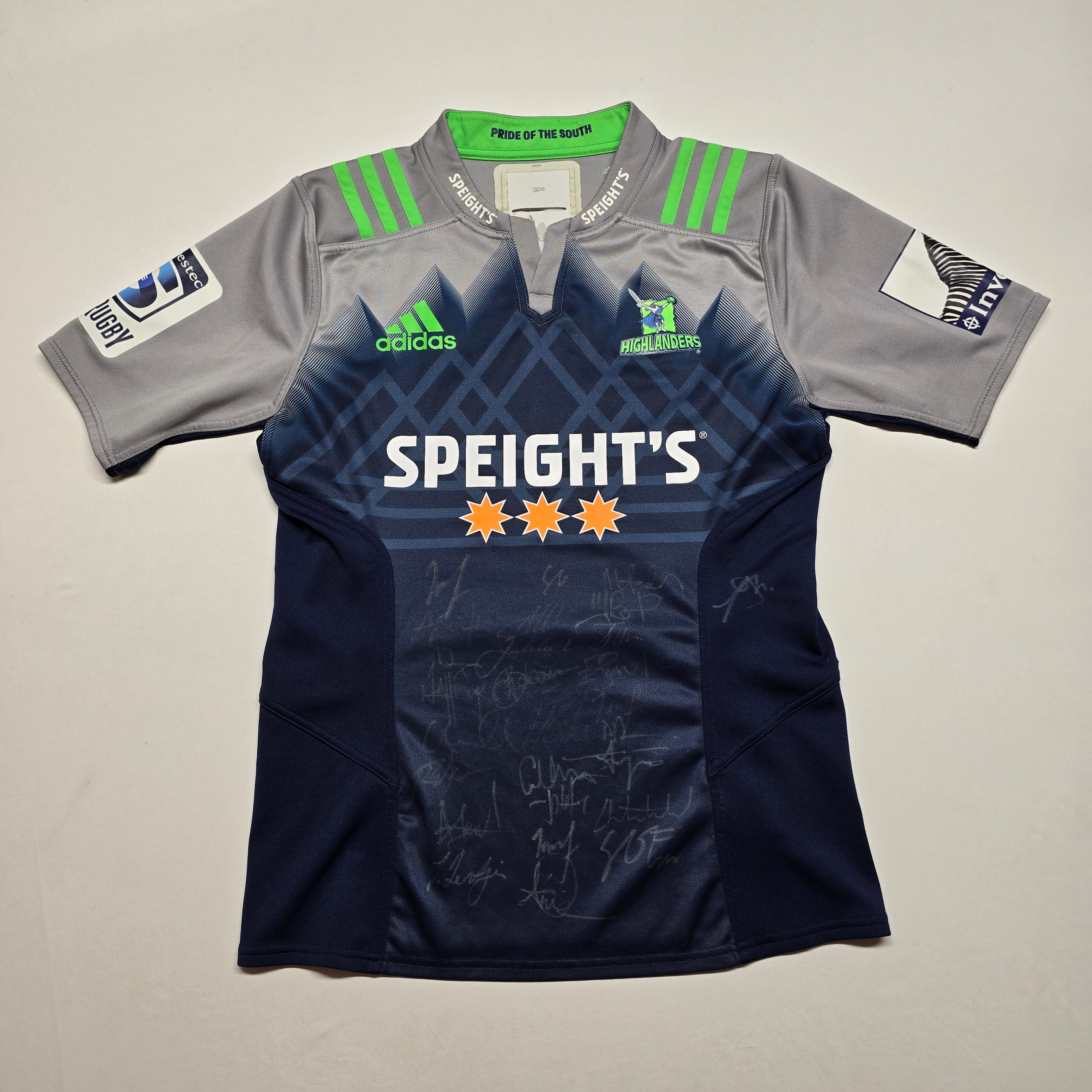 Highlanders 2016/17 Training Jersey (Player Issued/Signed) - D10/Medium-Large
