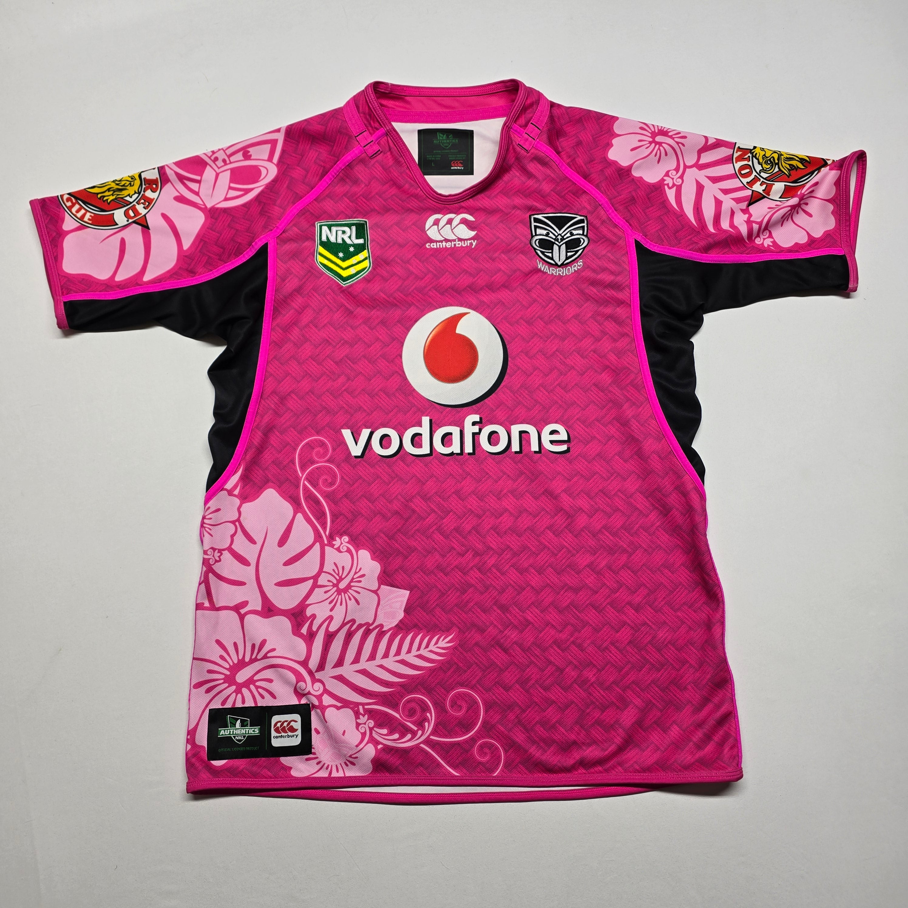 NZ Warriors 2013 Women in League Jersey - Large