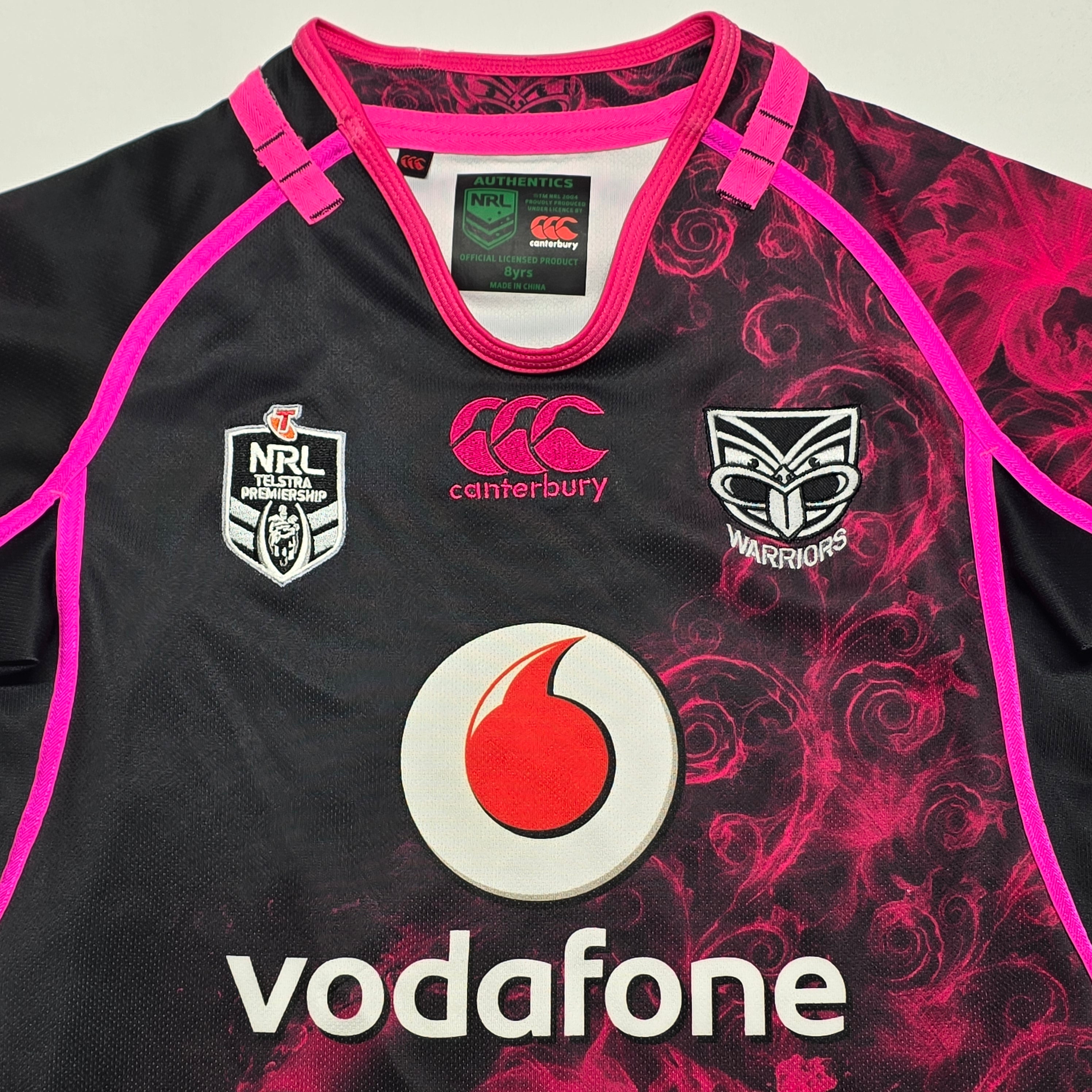 NZ Warriors 2014 Women In League Jersey - 8YRS