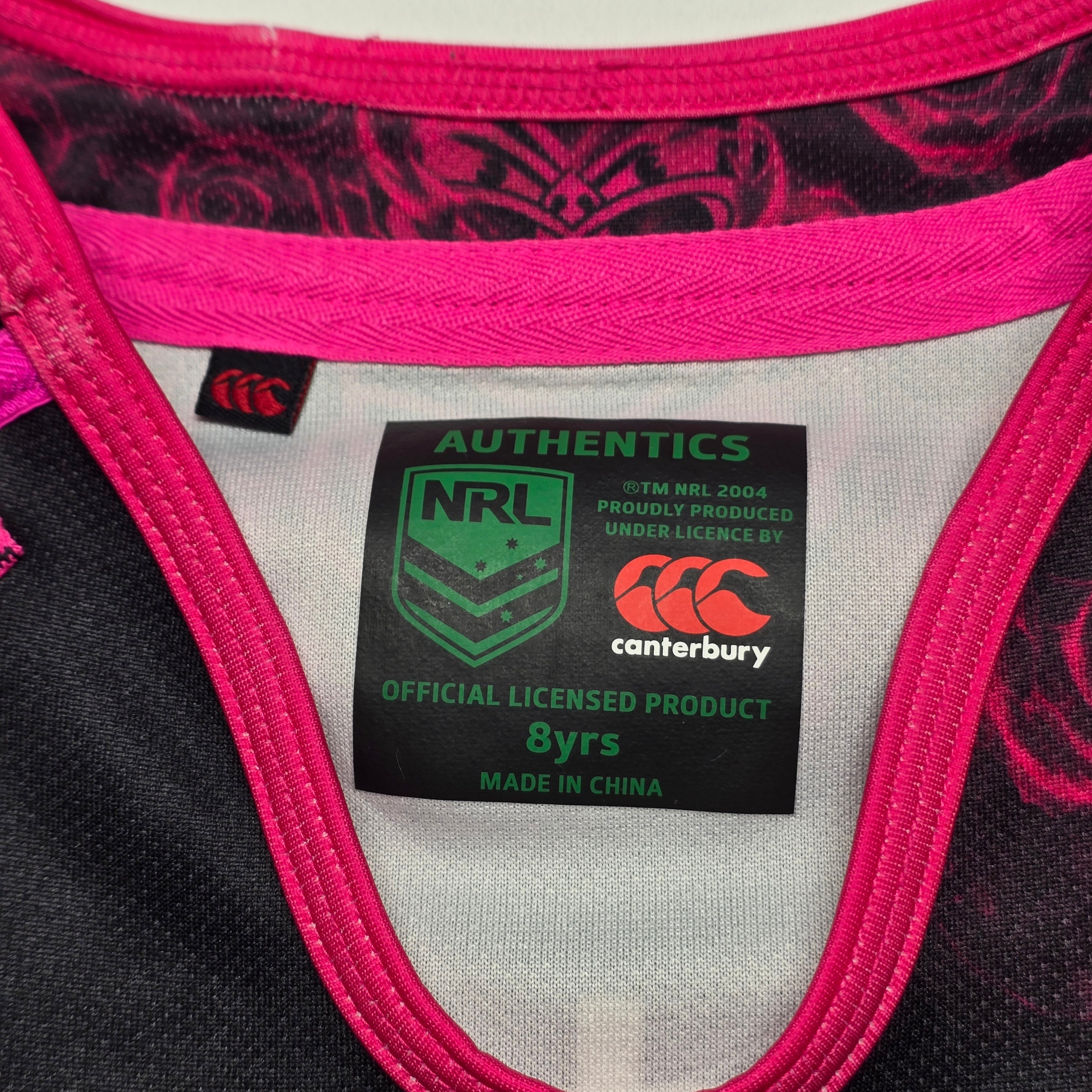 NZ Warriors 2014 Women In League Jersey - 8YRS