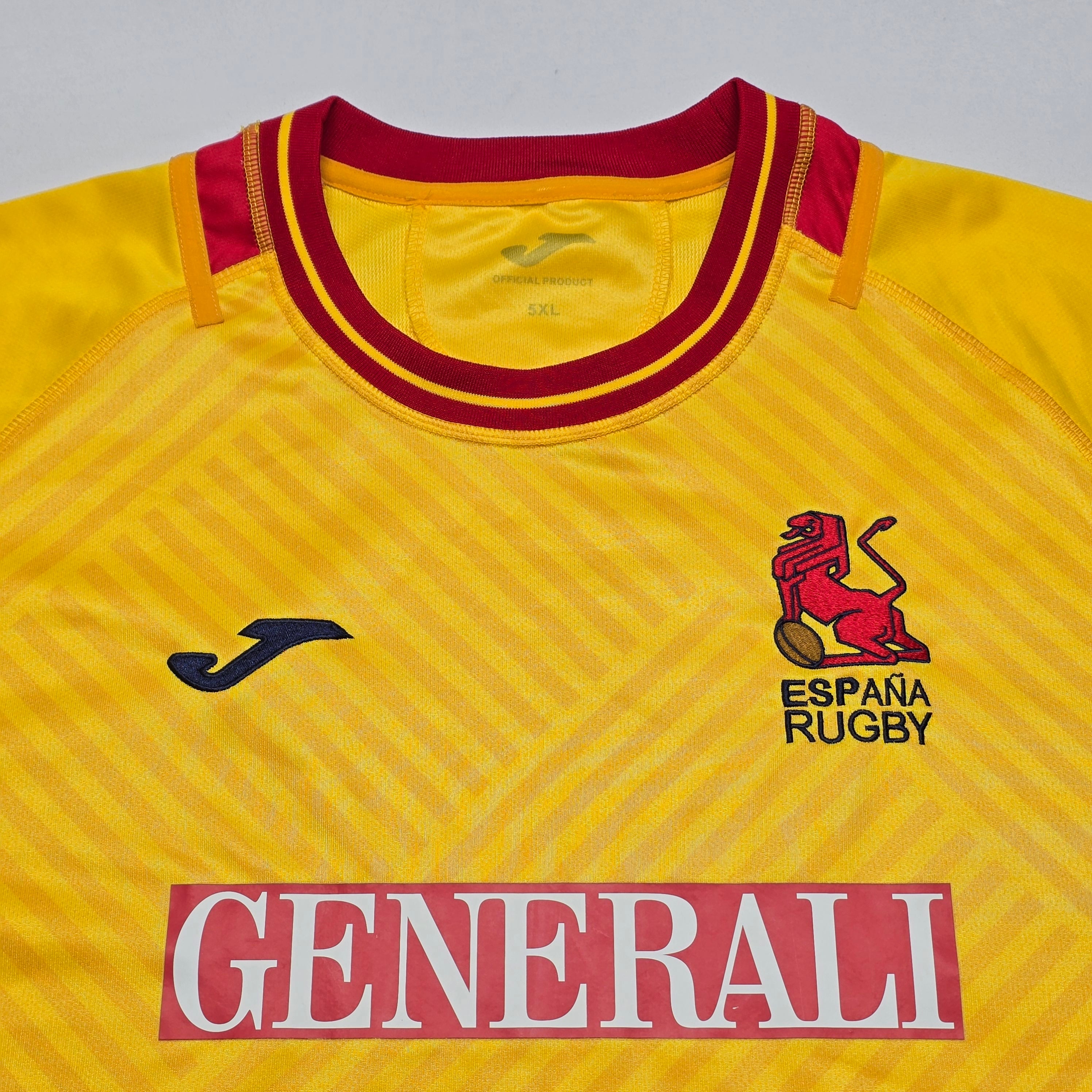 Spain Rugby 2021 Away Jersey - 5XL
