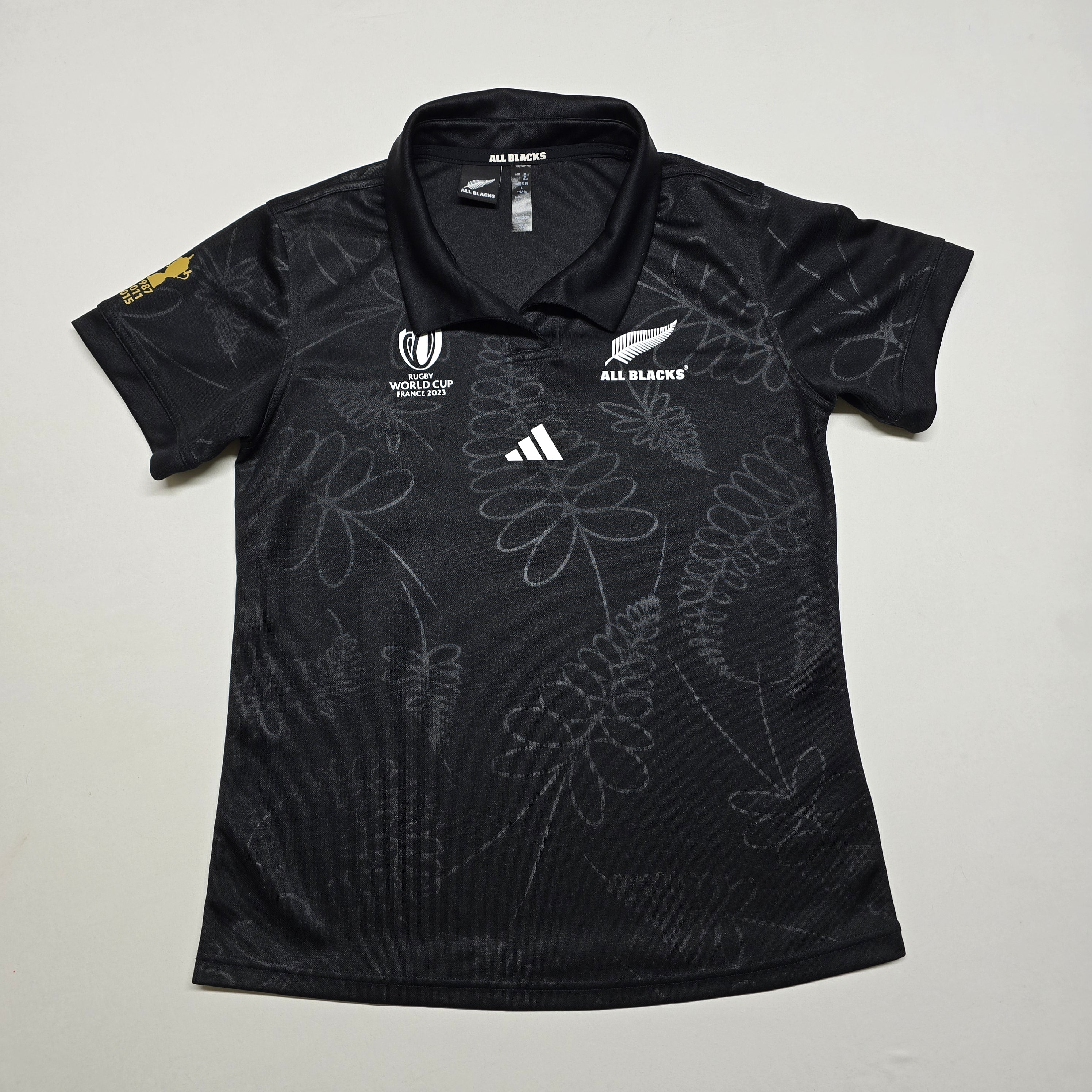 All Blacks 2023 RWC Home Jersey - 12/14YRS