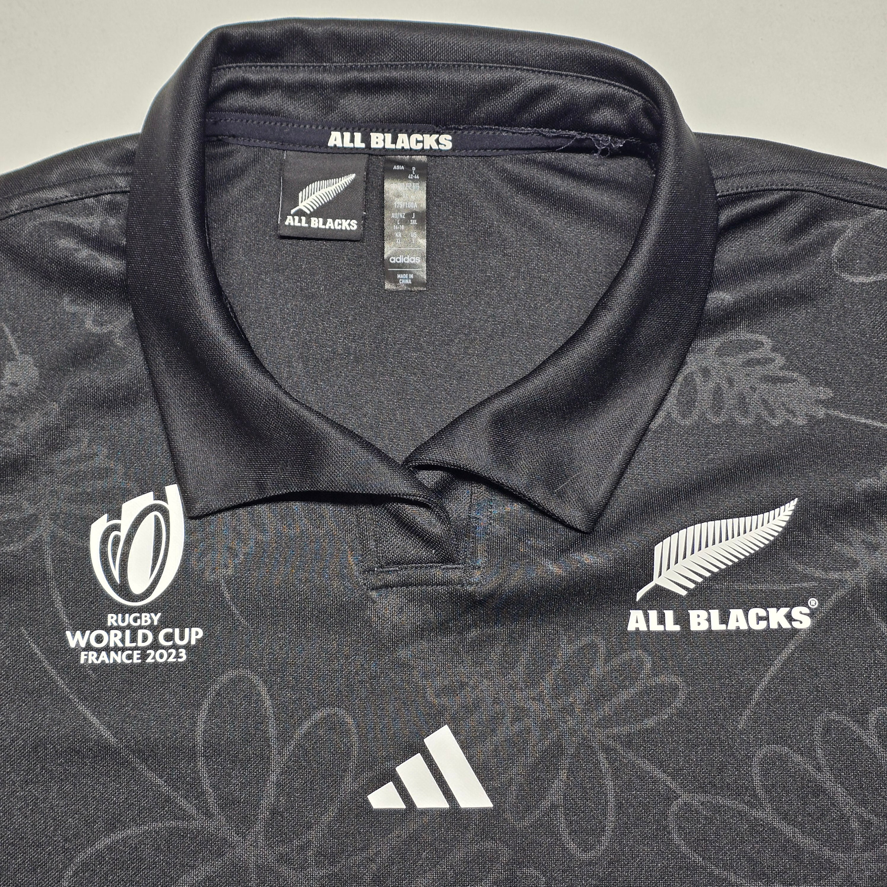 All Blacks 2023 RWC Home Jersey - 16-18YRS