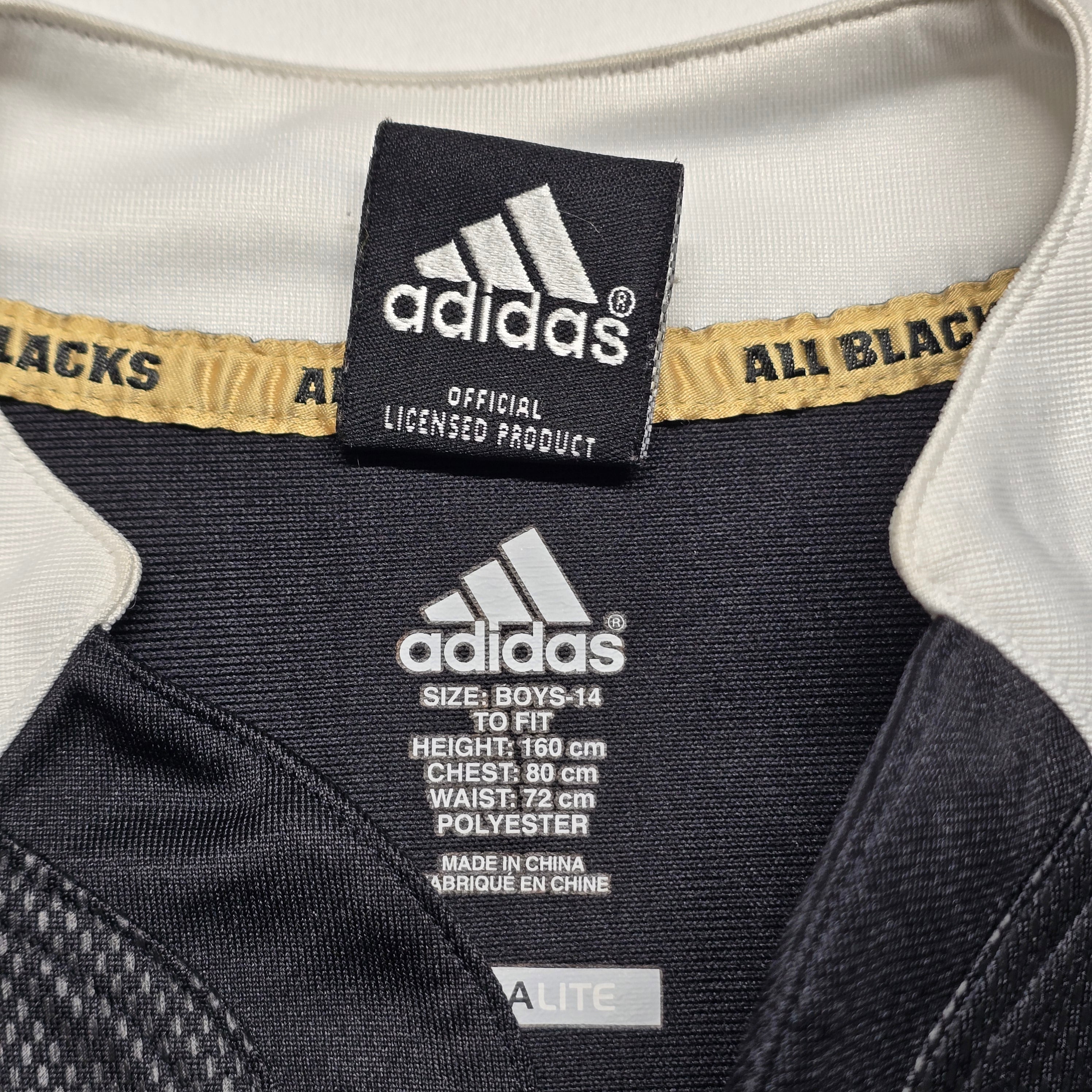 All Blacks 2011/12 Home Jersey - 14YRS