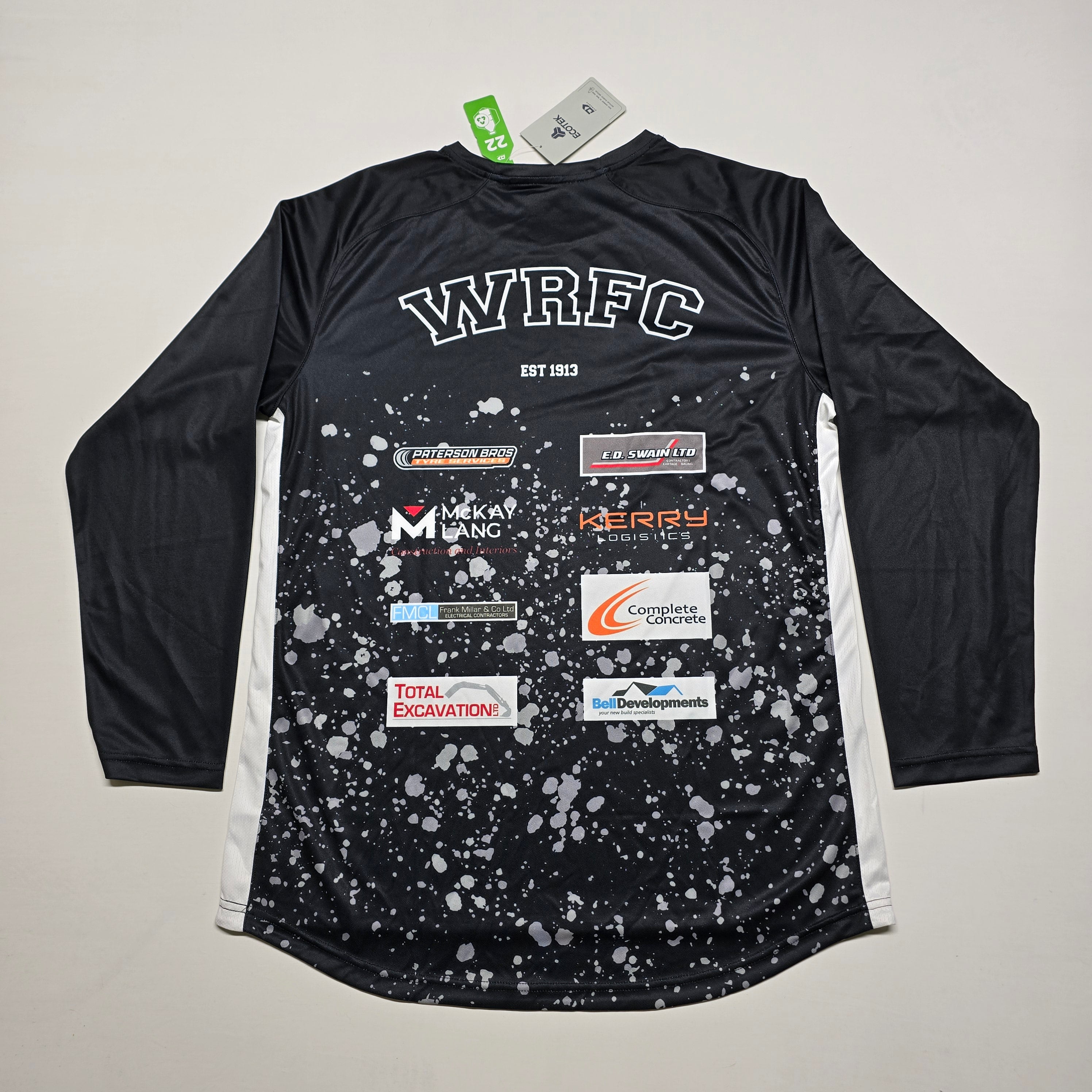 Waihora RFC Long-sleeve Training T-shirt - XL