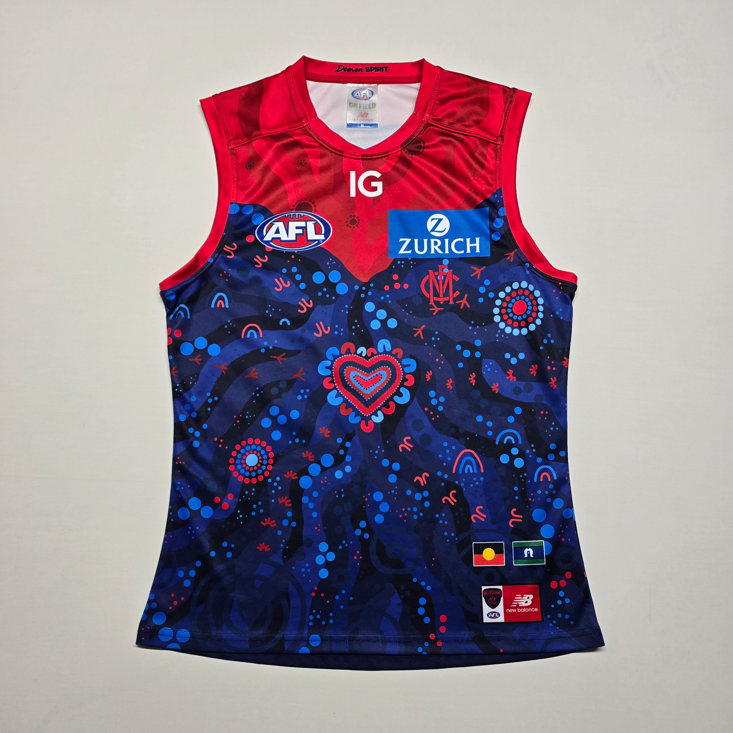 Melbourne 2024 Indigenous AFL Jersey - Medium