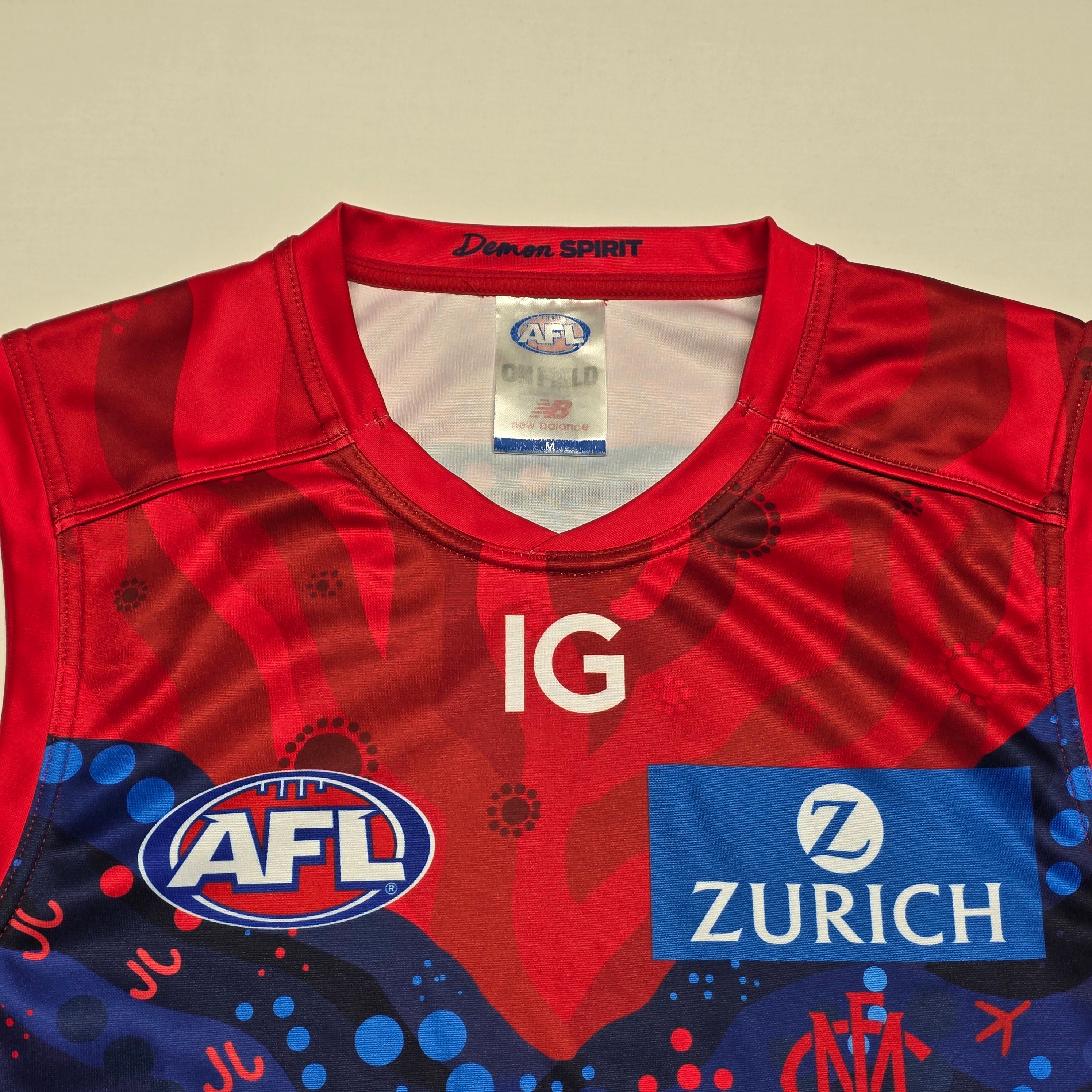 Melbourne 2024 Indigenous AFL Jersey - Medium