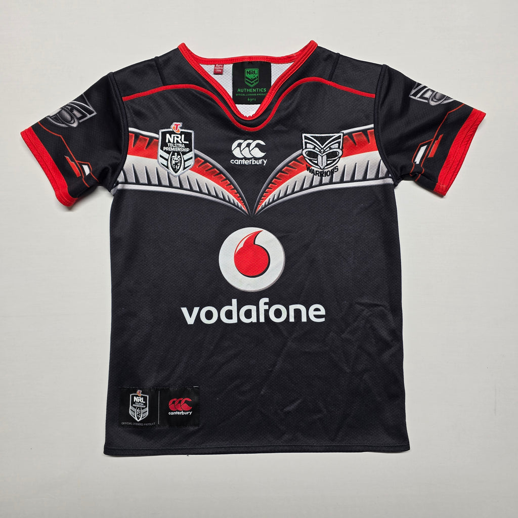NZ Warriors 2016 Home Jersey - 6YRS