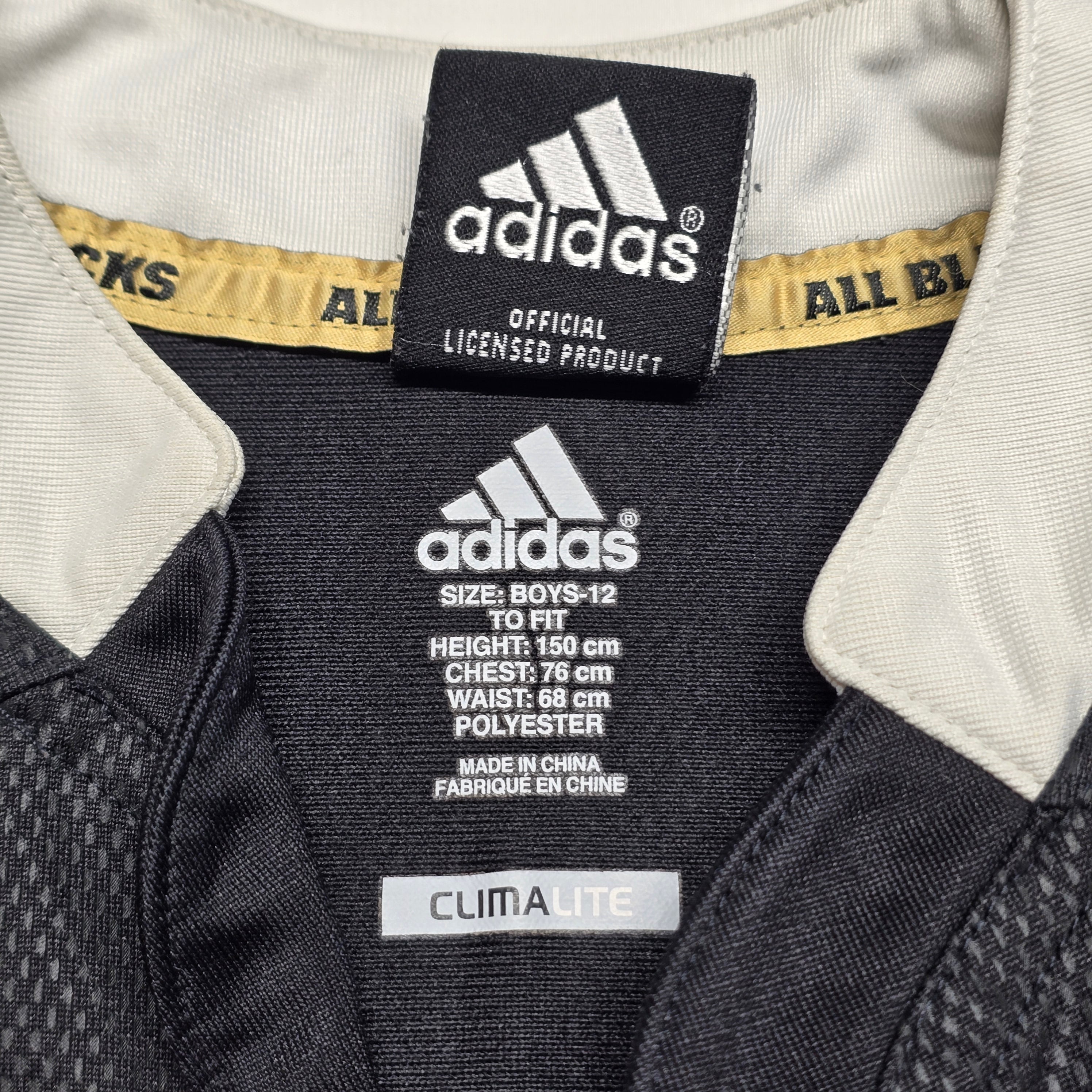 All Blacks 2011/12 Home Jersey - 12YRS