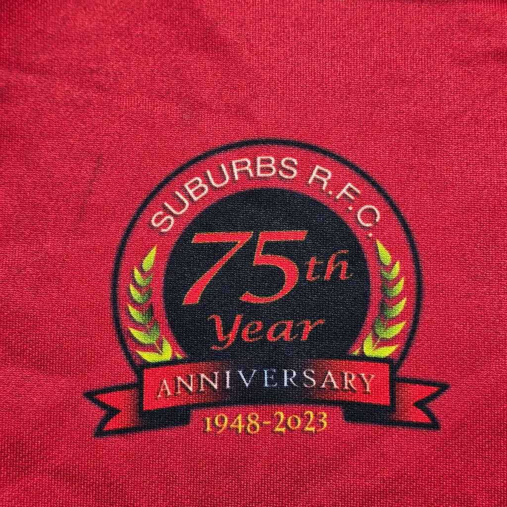 Suburbs RFC 75 Year Anniversary #7 Jersey - Large