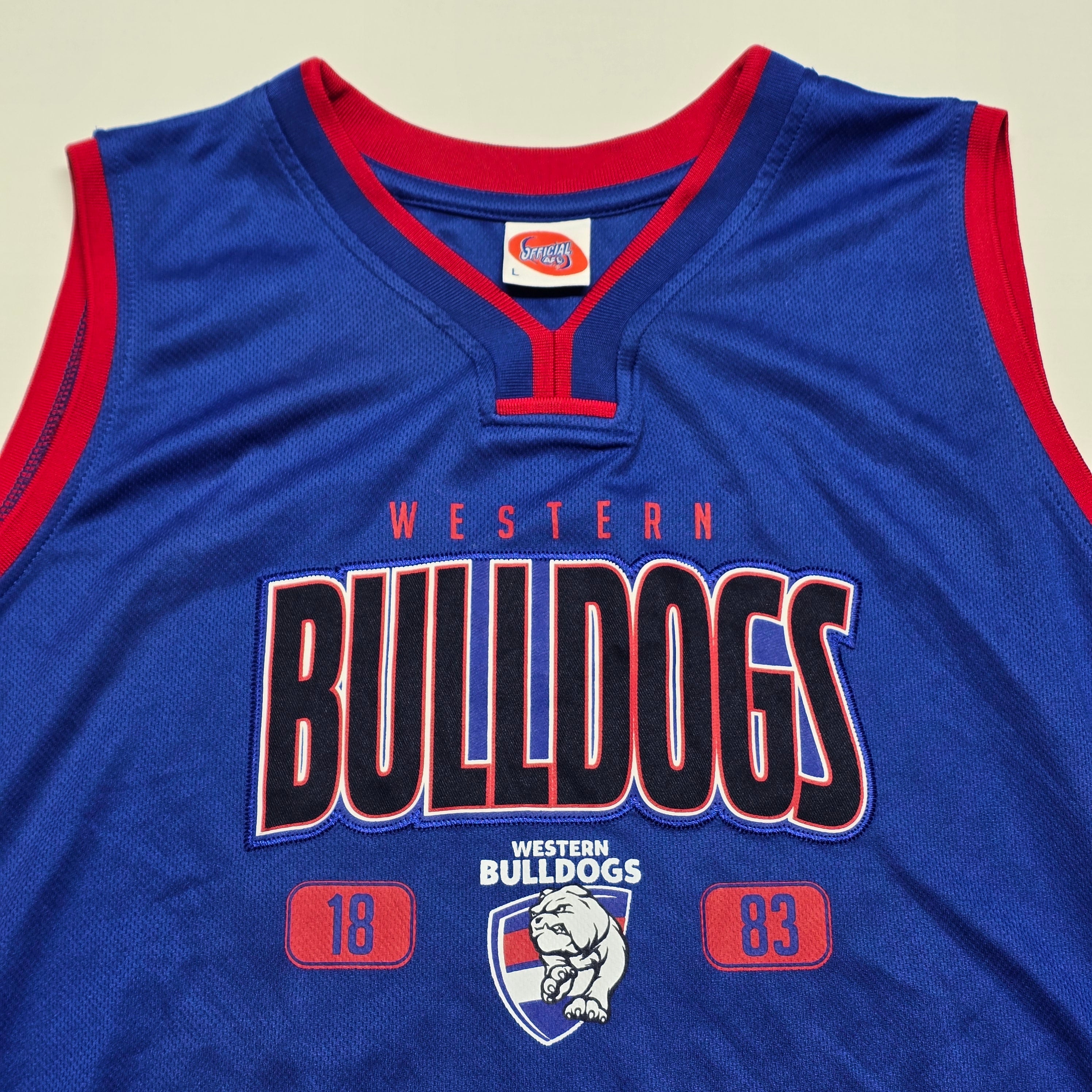 Western Bulldogs AFL Singlet - Large