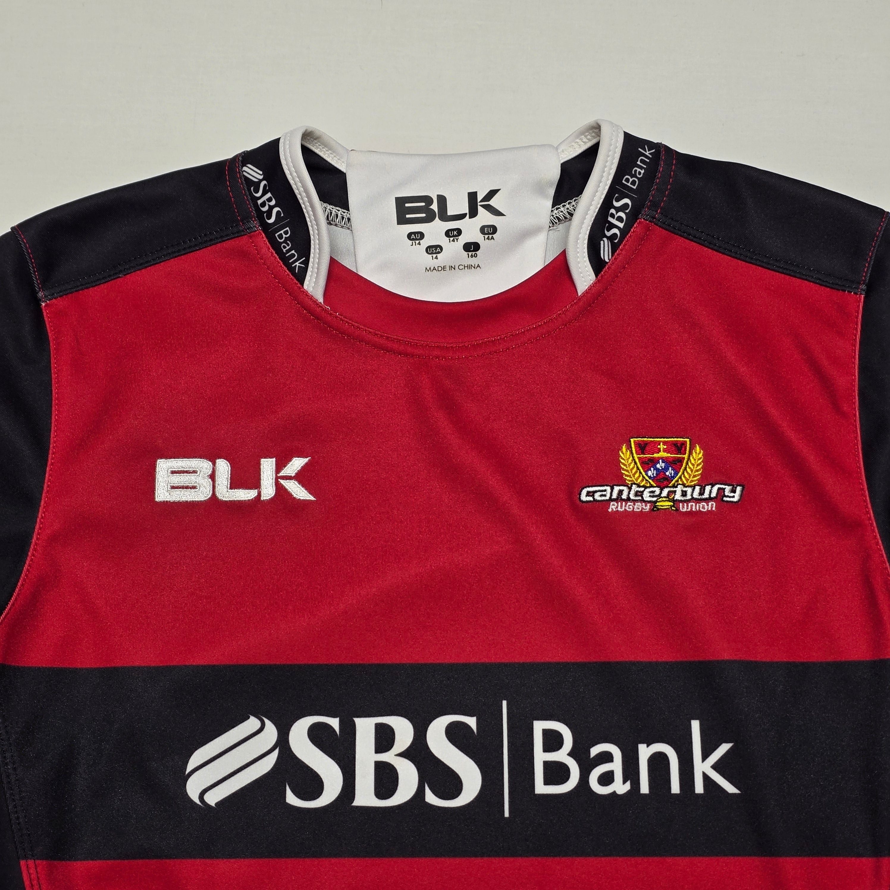 Canterbury Rugby (CRFU) 2014 Jersey - 14YRS