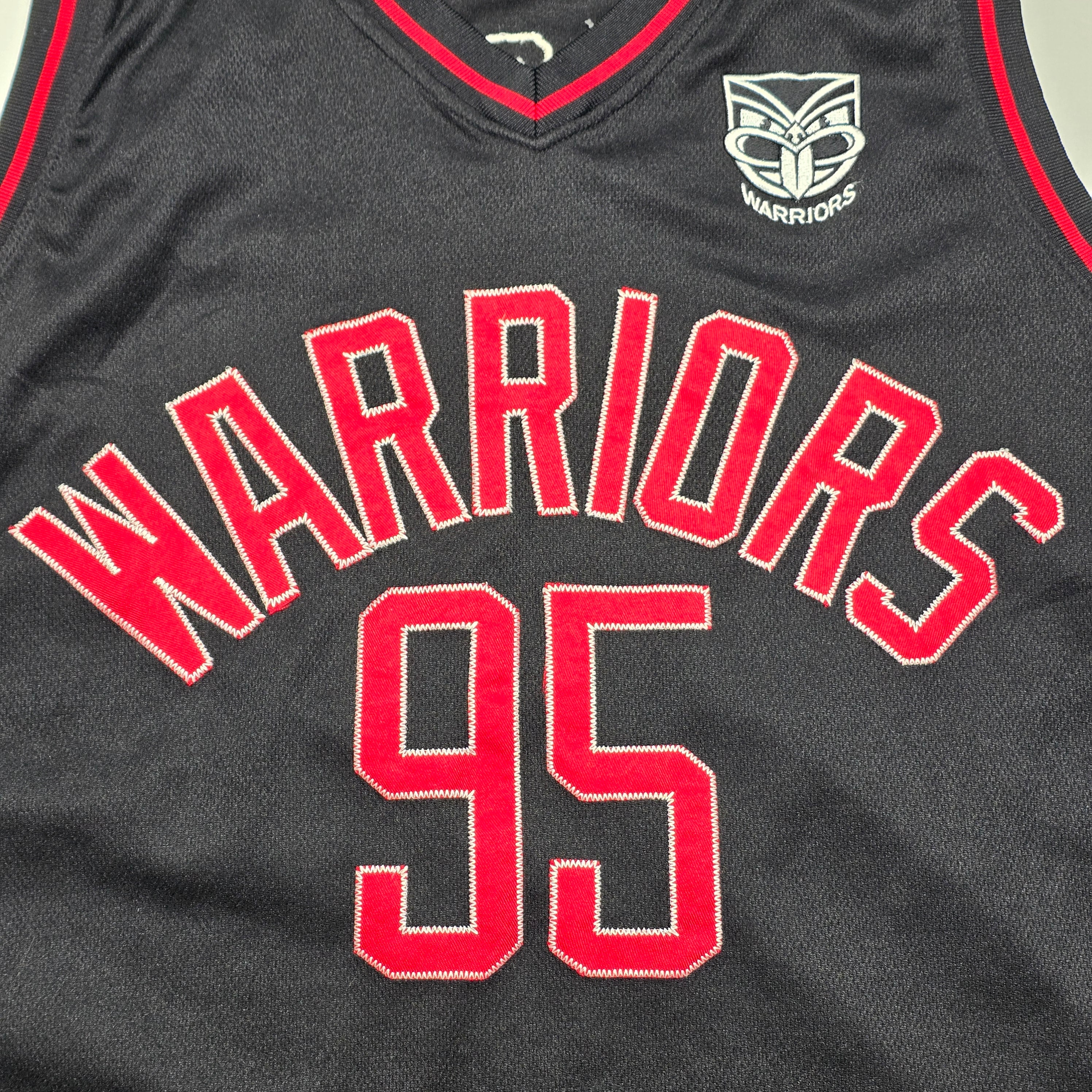 NZ Warriors Basketball Style Singlet - Large