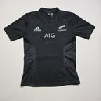 All Blacks 2015/16 Home Performance Jersey (Signed) - XL