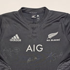 All Blacks 2015/16 Home Performance Jersey (Signed) - XL