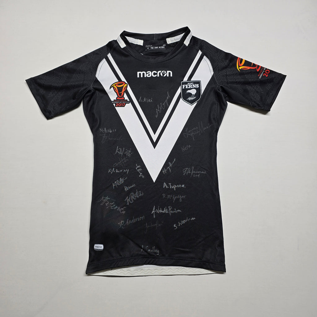 Kiwi Ferns 2017 Women's World Cup Jersey (Player Issued/Signed) - Small