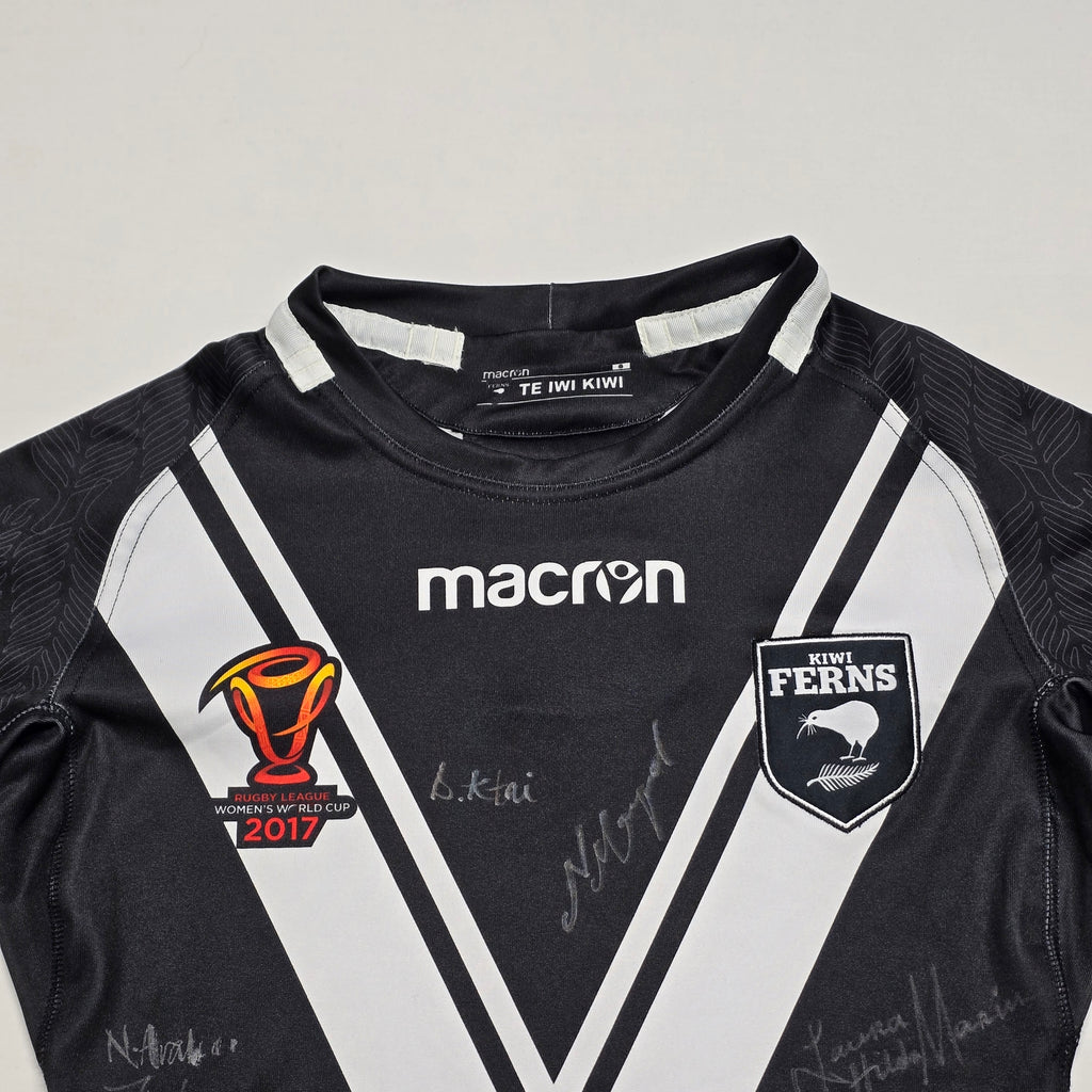 Kiwi Ferns 2017 Women's World Cup Jersey (Player Issued/Signed) - Small