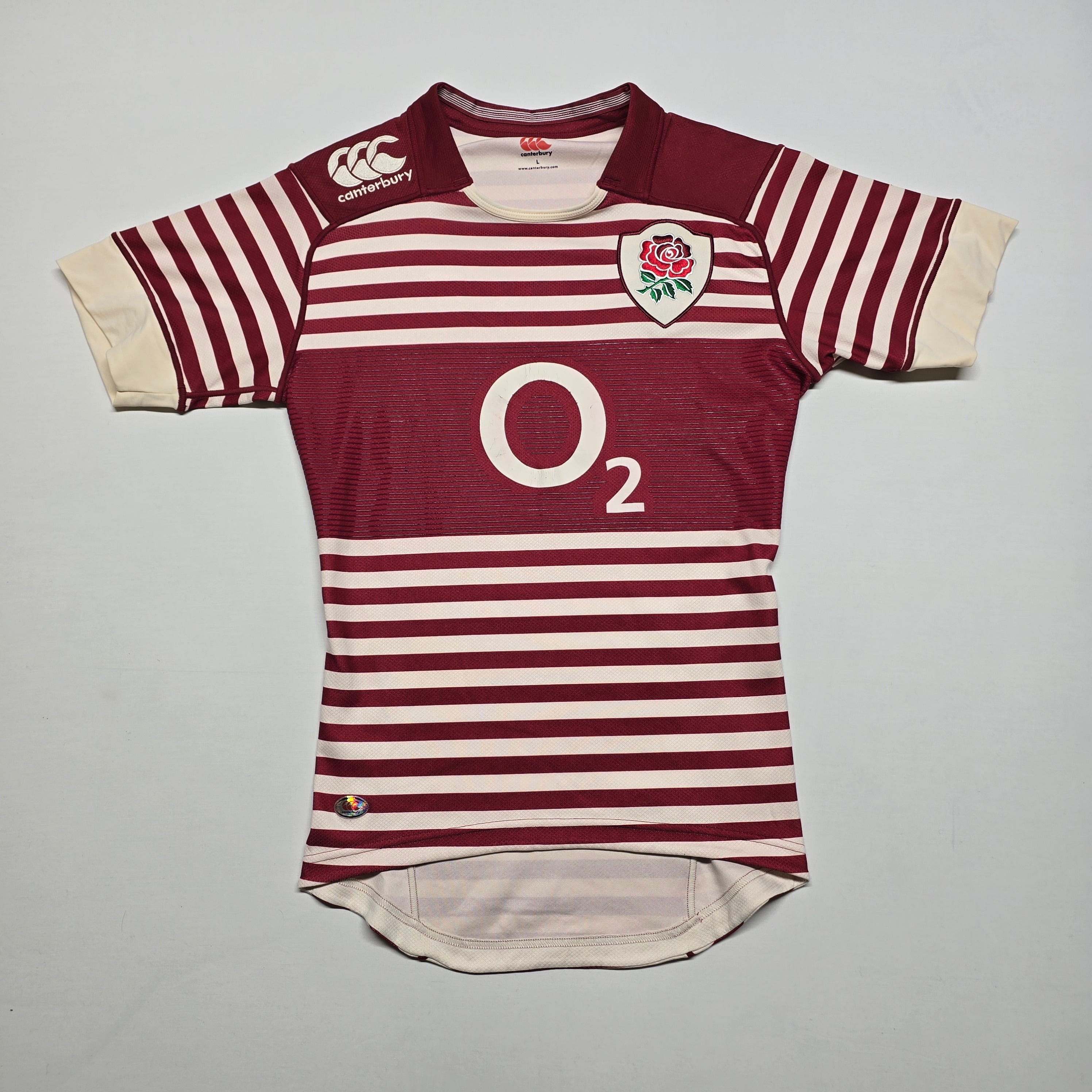England Rugby 2013 Away Jersey (Player Issued) - "Large" (Small)